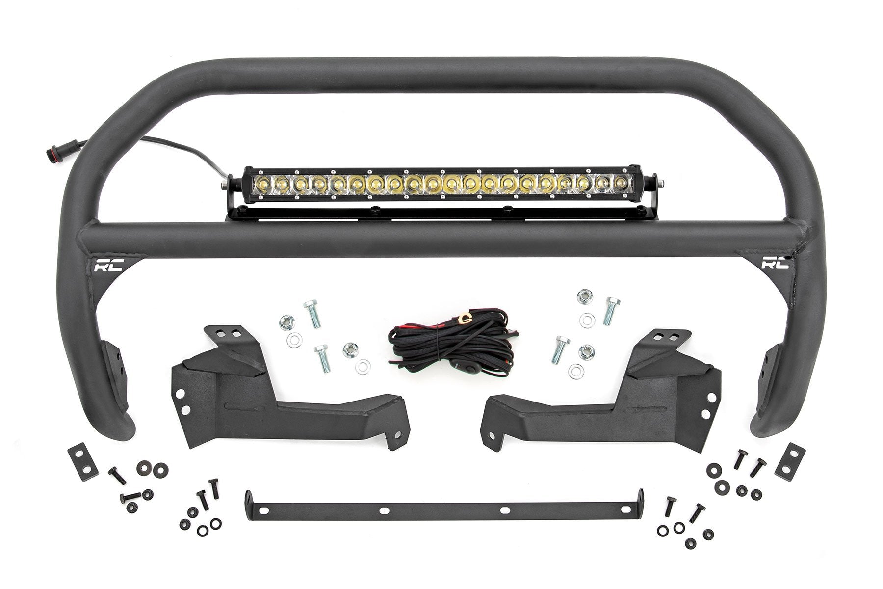 Rough Country Nudge Bar w/Chrome Series LED 2021 Ford Bronco Sport 51043
