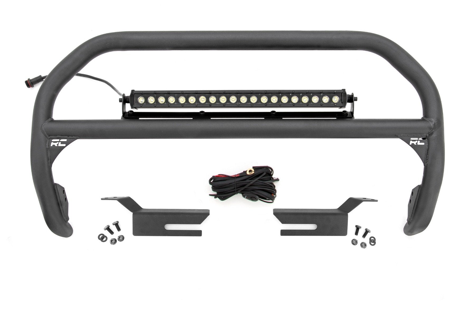 Rough Country Nudge Bar 20 IN Black Single Row LED Ford Bronco 4WD 2021 51046