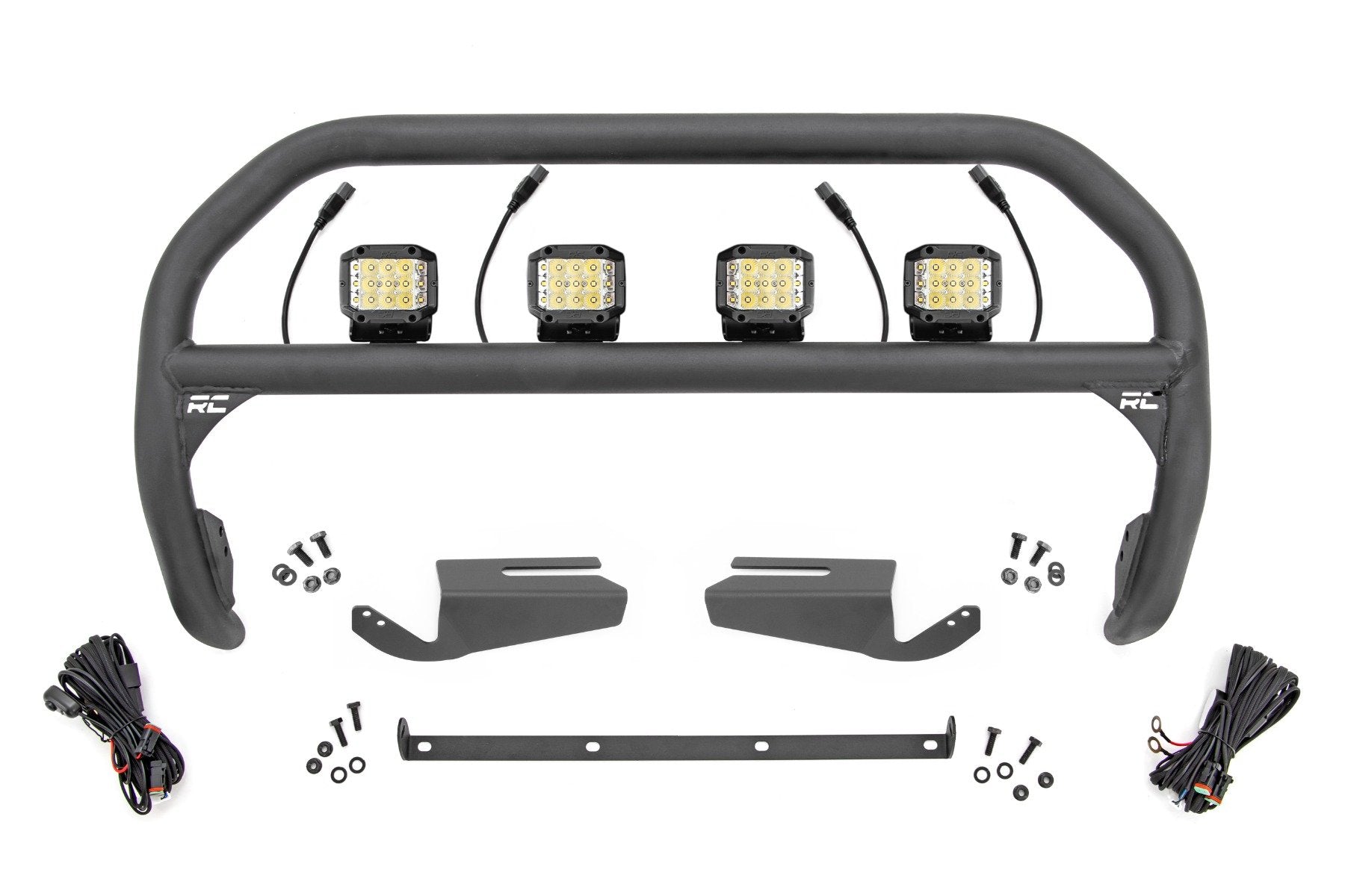 Rough Country Nudge Bar 3" Wide Angle Led OE Modular Steel Ford Bronco 21-22 51105