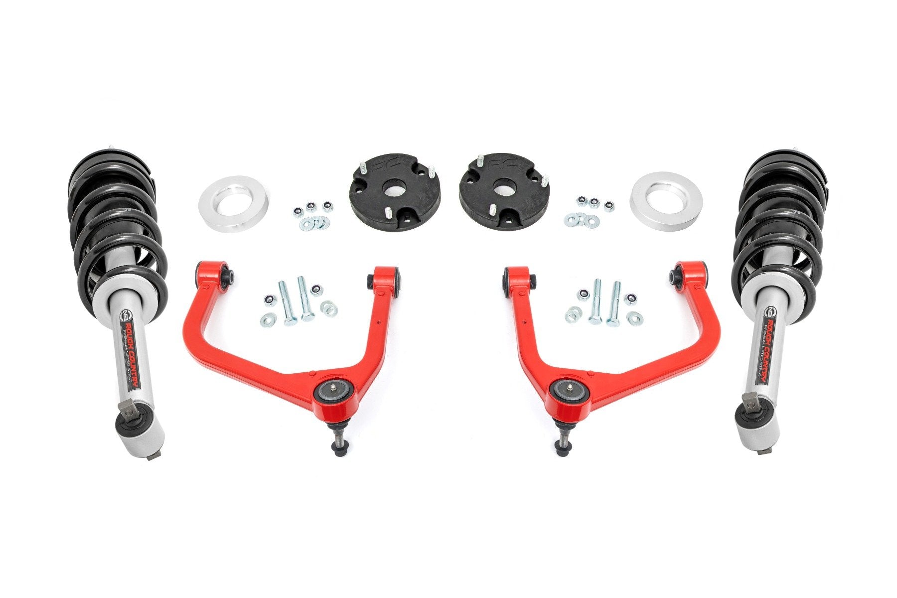 Rough Country 3.5" Lift Kit | N3 Struts | GMC Yukon/Yukon XL 1500 4WD 2021-2024 11430RED