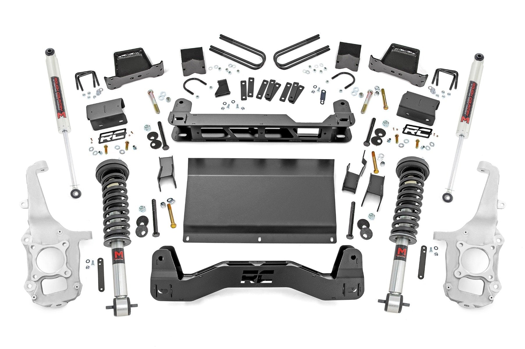 Rough Country 6 Inch Lift Kit M1 Struts/M1 for Ford F-150 4wd 24-25 49940