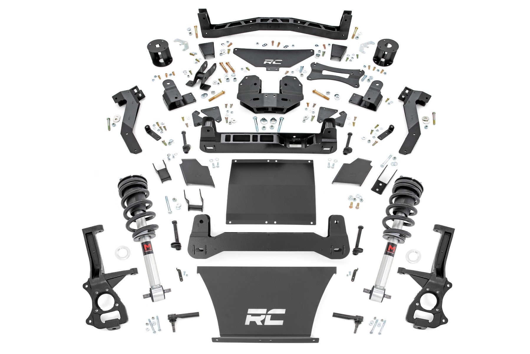 Rough Country 6" Lift Kit M1 Struts Chevy/GMC Tahoe/Yukon 4WD 2021-2024 -1