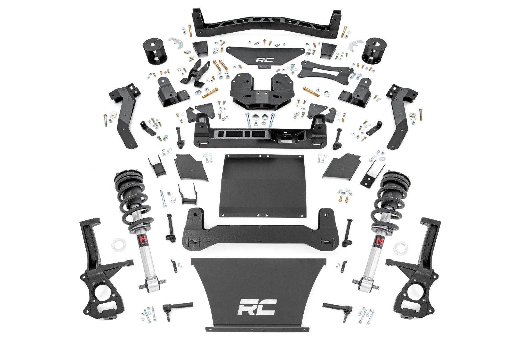 Rough Country 6" Lift Kit M1 Struts Chevy/GMC SUV 1500 4WD 2021-2024 -1