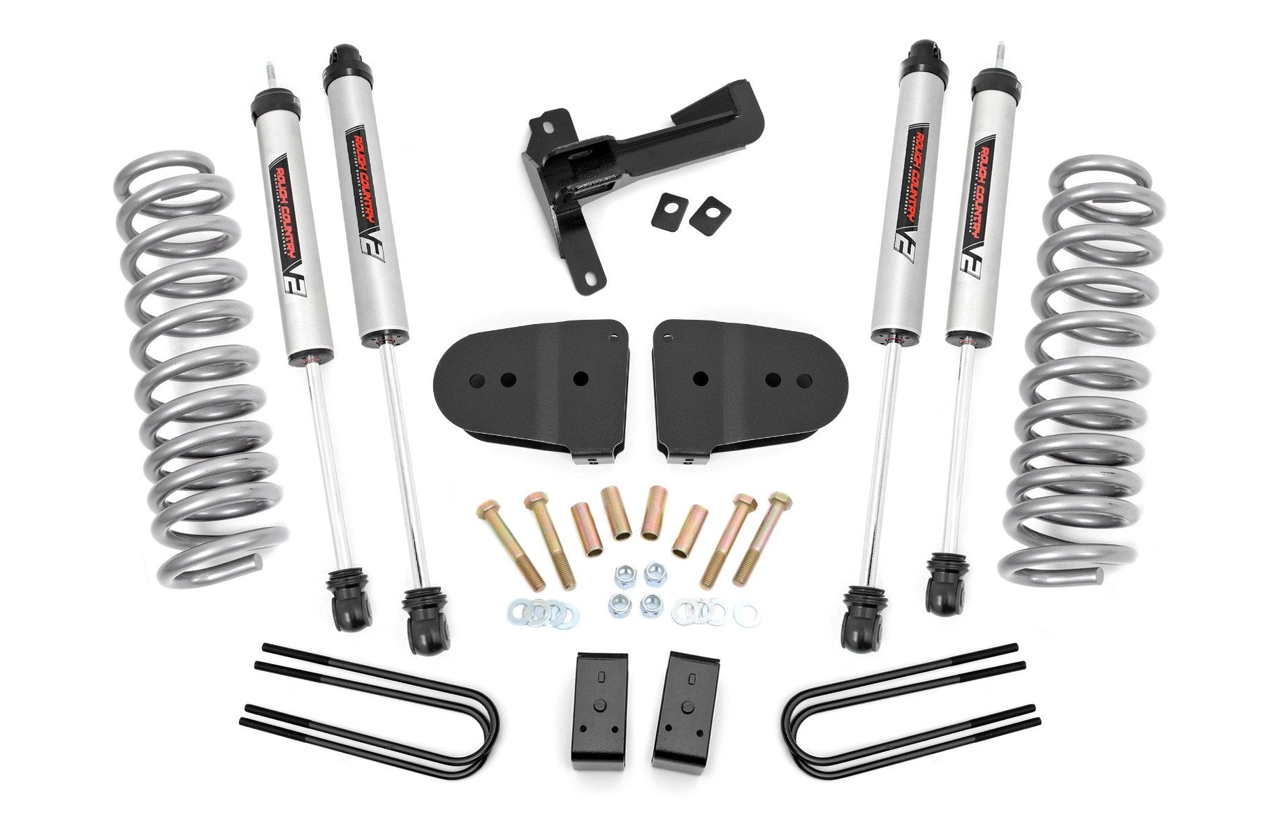 Rough Country 3" Lift Kit for Ford F-250 23-25 Super Duty V2 Front Diesel Coils 43670