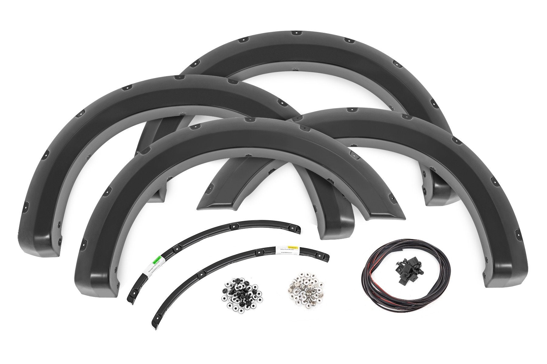 Rough Country Pocket Fender Flares | DR Avalanche | for Ford F250/F350 23-26 F-F20231-DR