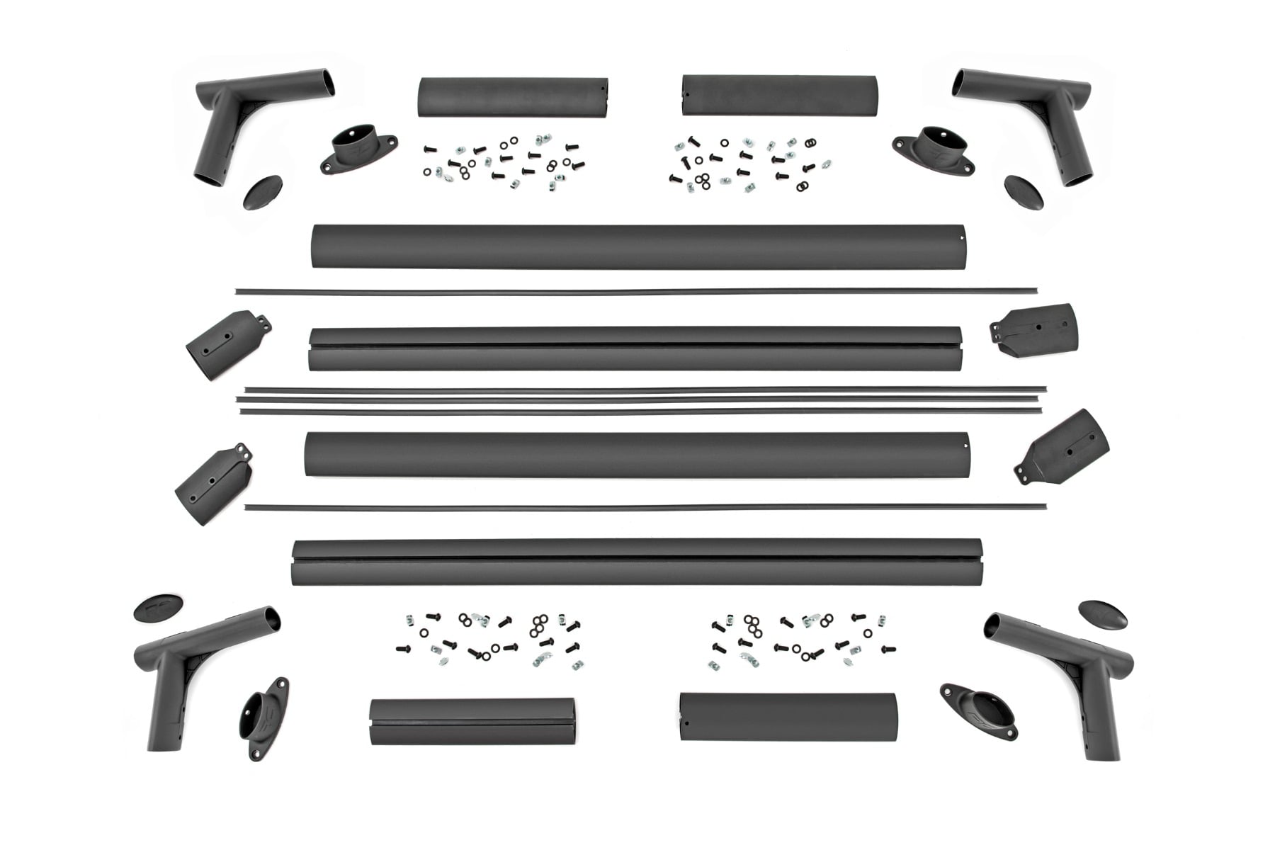 Rough Country Bed Rack Powered Cover Compatible Aluminum for Toyota Tacoma 24-26 73141