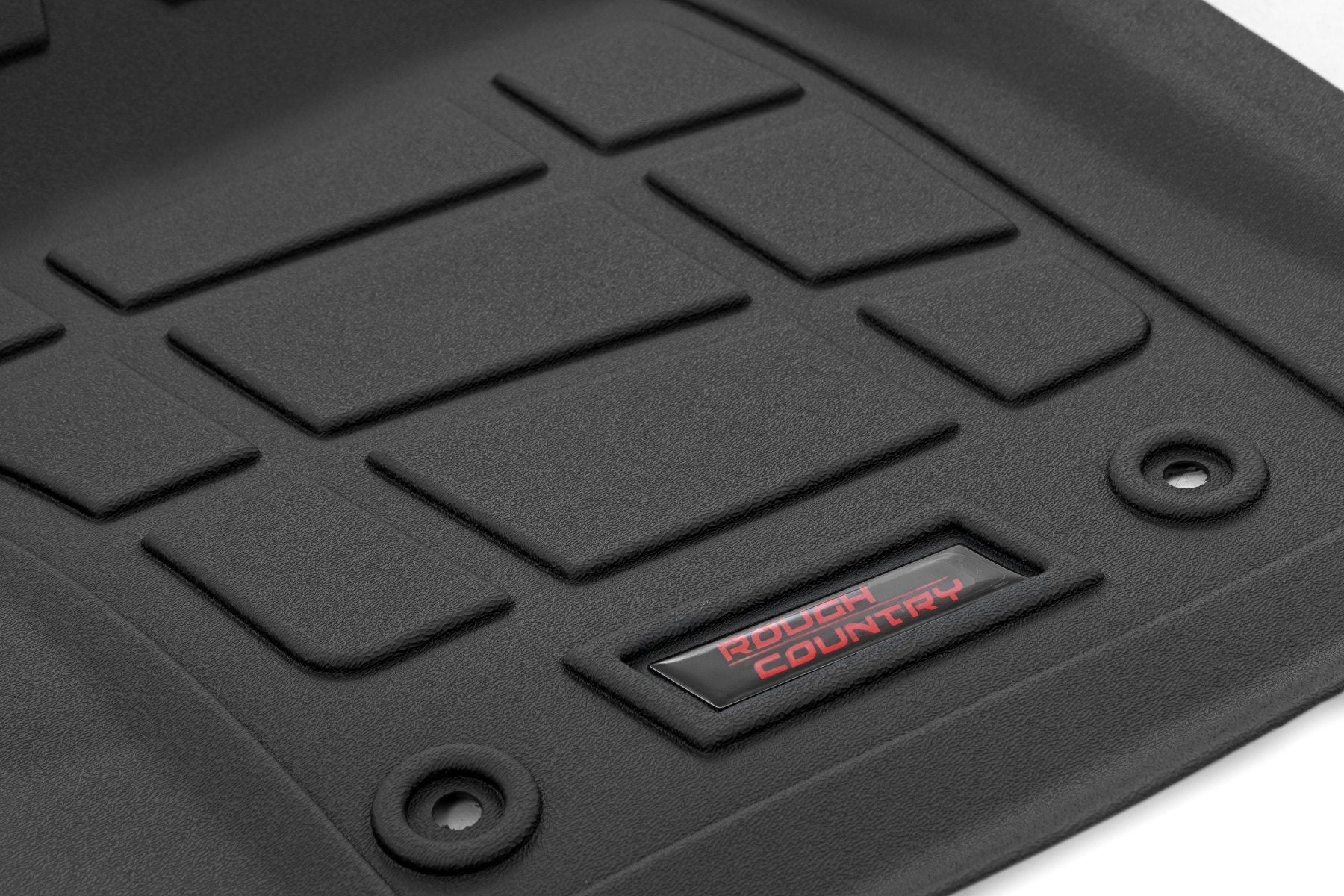 Rough Country Sure-Fit Floor Mats Ft & Rr TRD PRO Double Cab for Tacoma 2024 SM71225