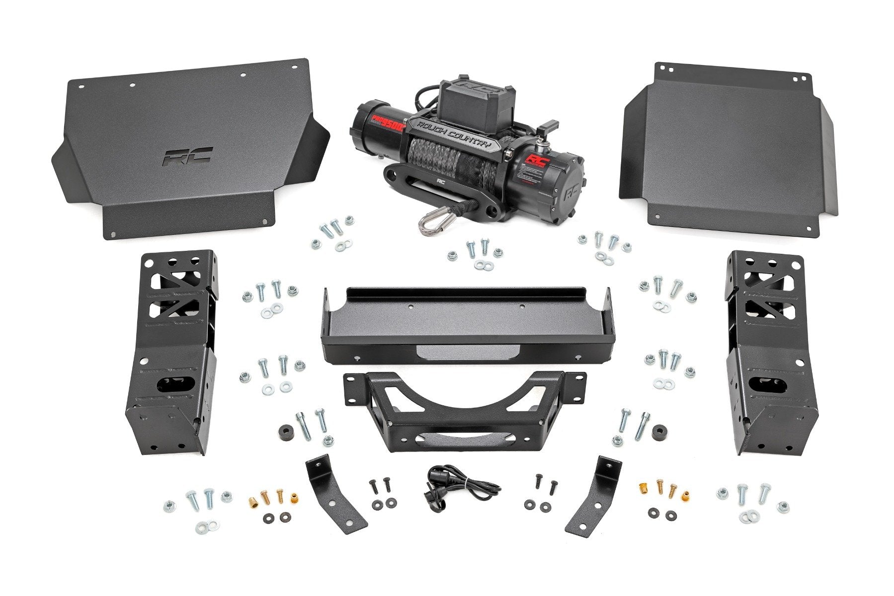 Rough Country Hidden Winch Mount 9500S Toyota Tacoma 4WD 2024 72012