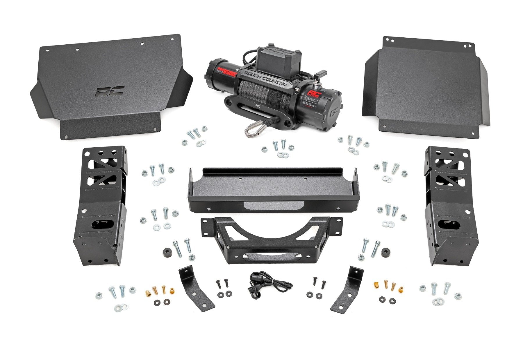 Rough Country Hidden Winch Mount | PRO9500S | for Toyota Tacoma 4WD 24-25 10813