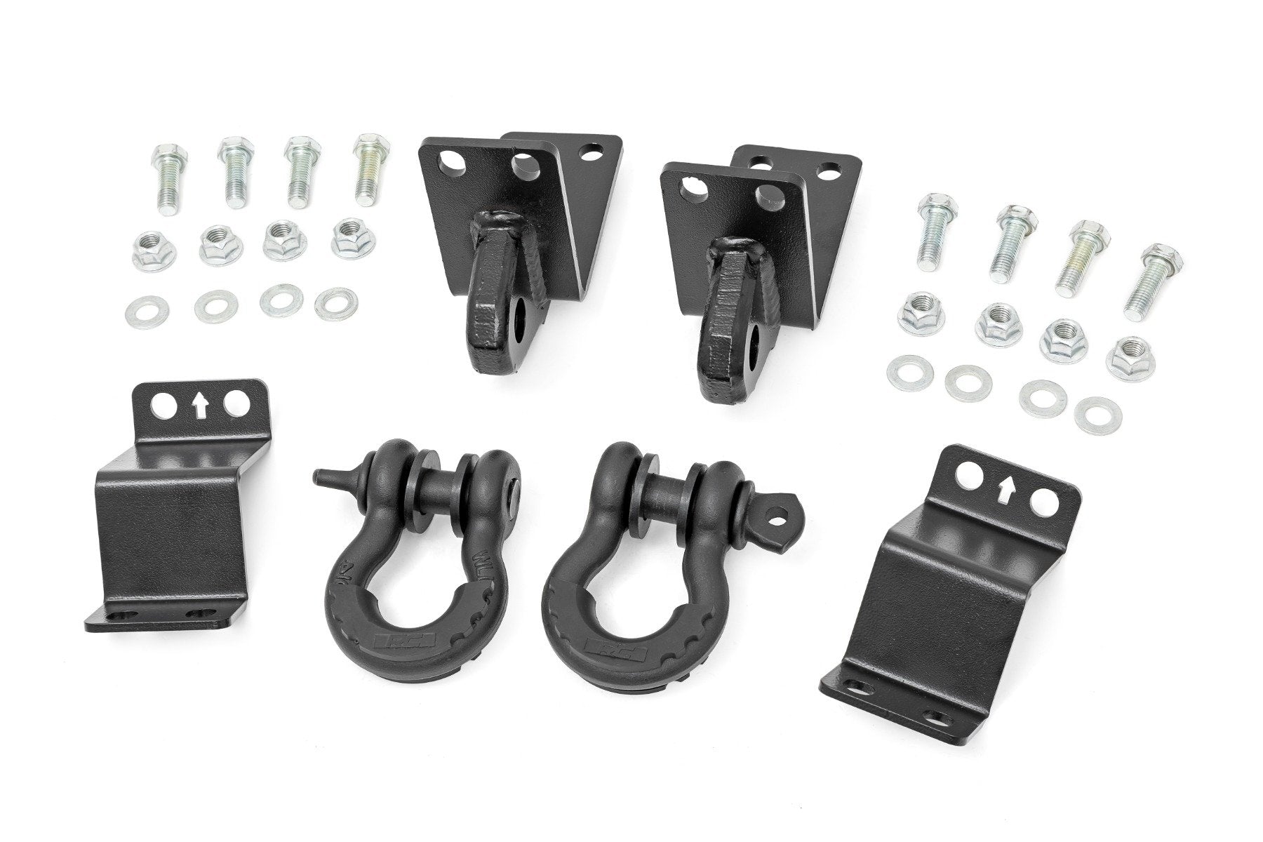 Rough Country Rear Shackle Kit D-Ring Combo Toyota Tacoma 4WD 2024 73117