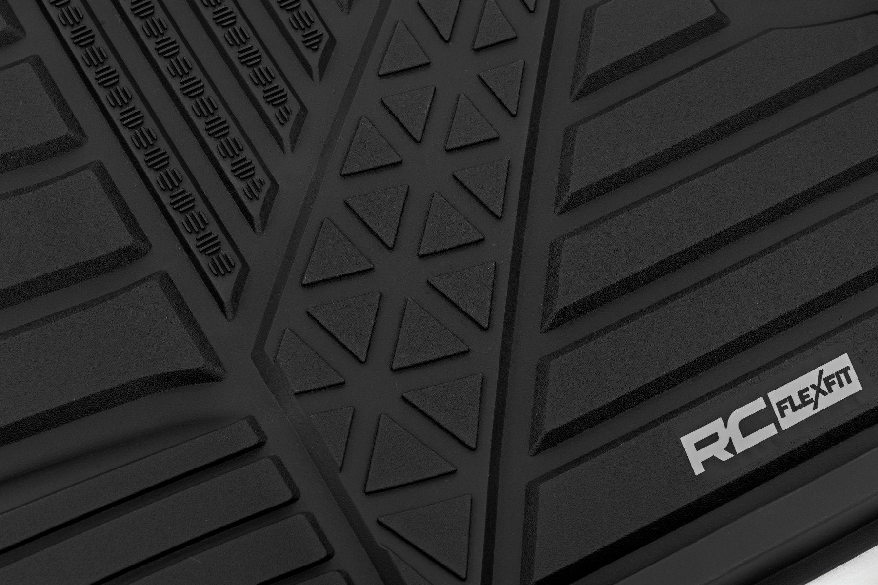 Rough Country Flex-Fit Floor Mats | Front | Crew | for Ram 1500 2025 -2