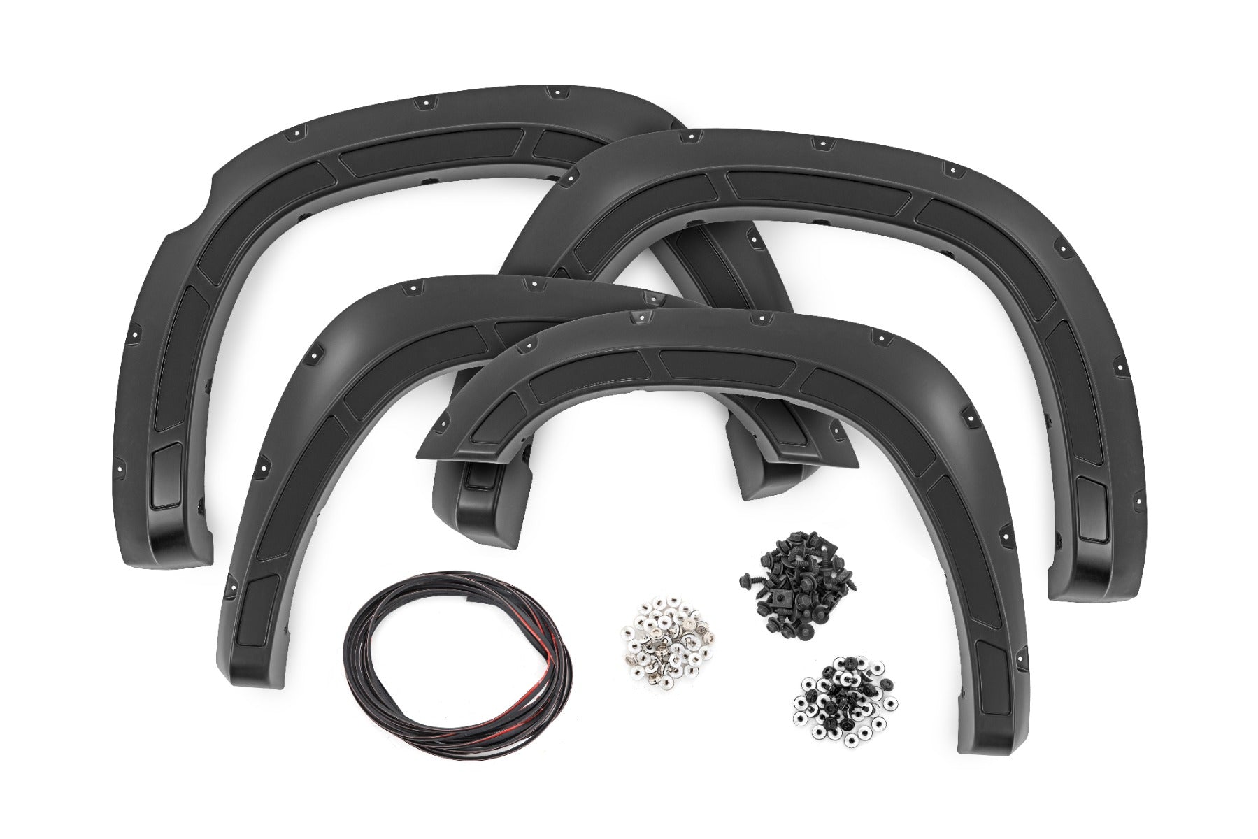 Rough Country Fender Flares | Defender | PSE Silver Zynith | for Ram 1500 2025 A-D319205-PSE