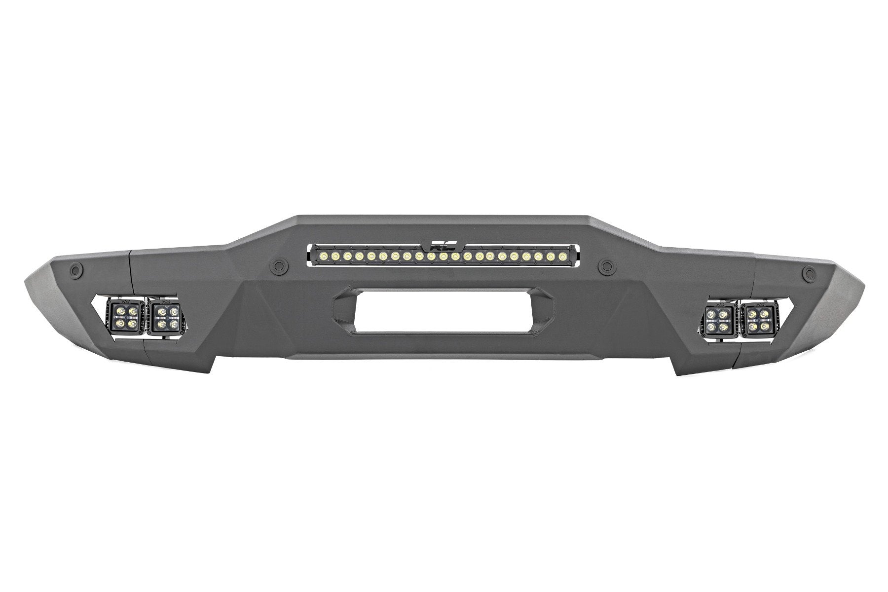 Rough Country Front Bumper Modular Full Wings Amber DRL Ford Bronco 21-22 51075