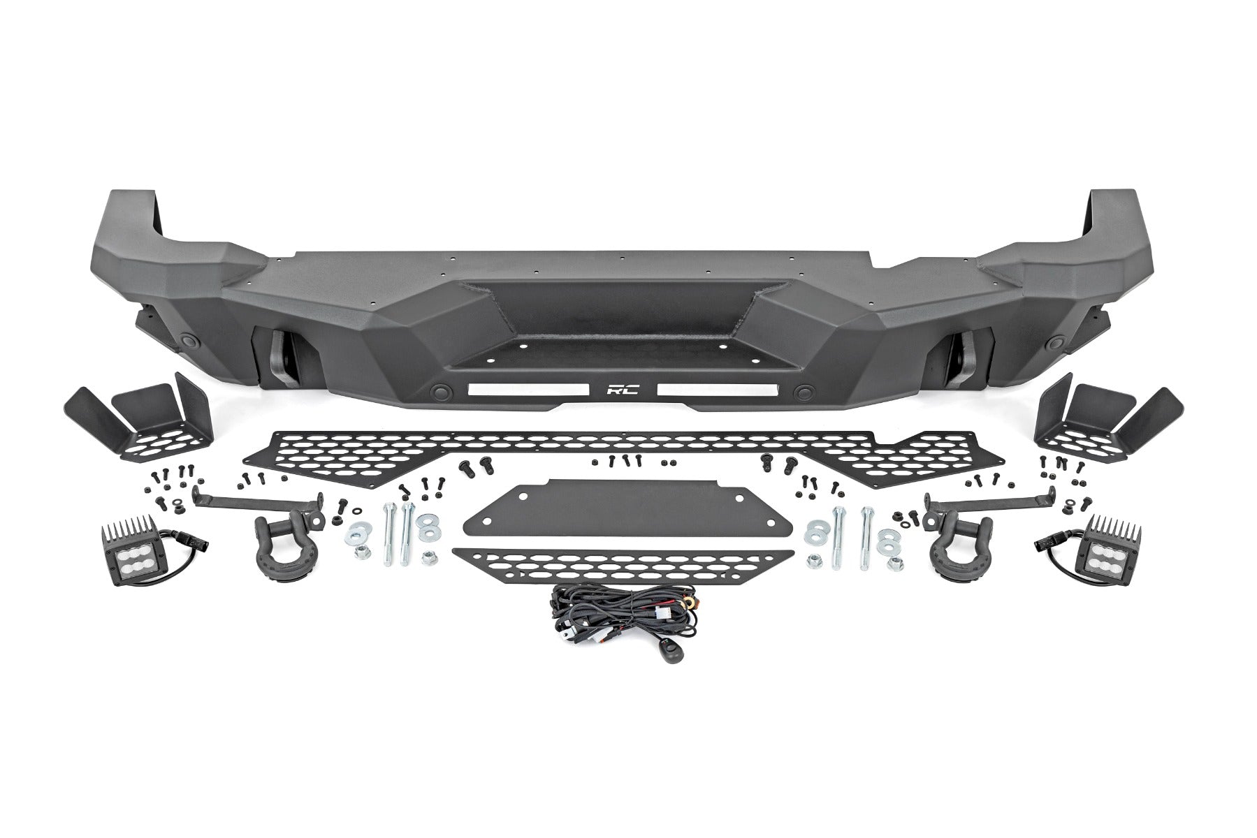 Rough Country Rear Bumper Black Series LED Spot Ford Bronco 2021-2022 51092