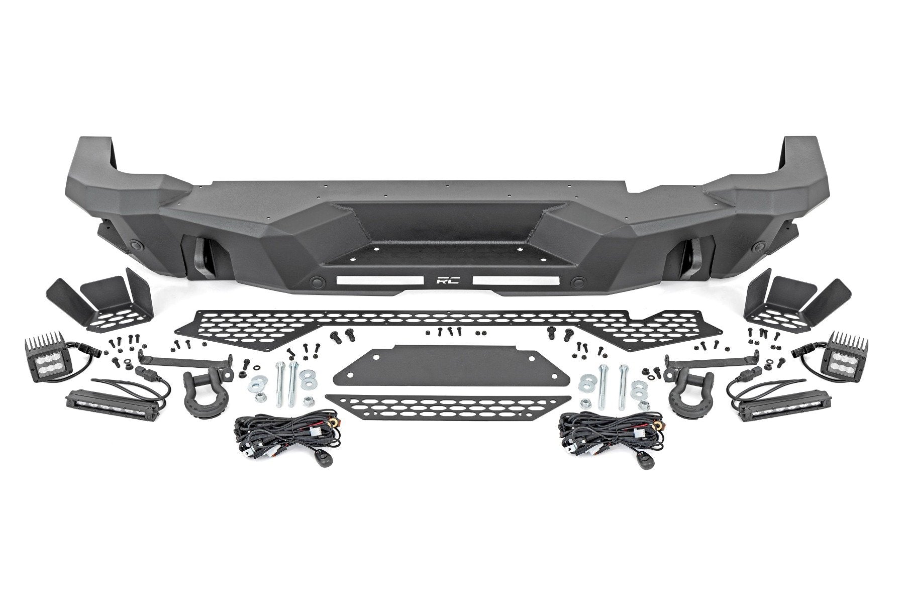 Rough Country Rear Bumper Black Series LED Flood Ford Bronco 2021-2022 51093