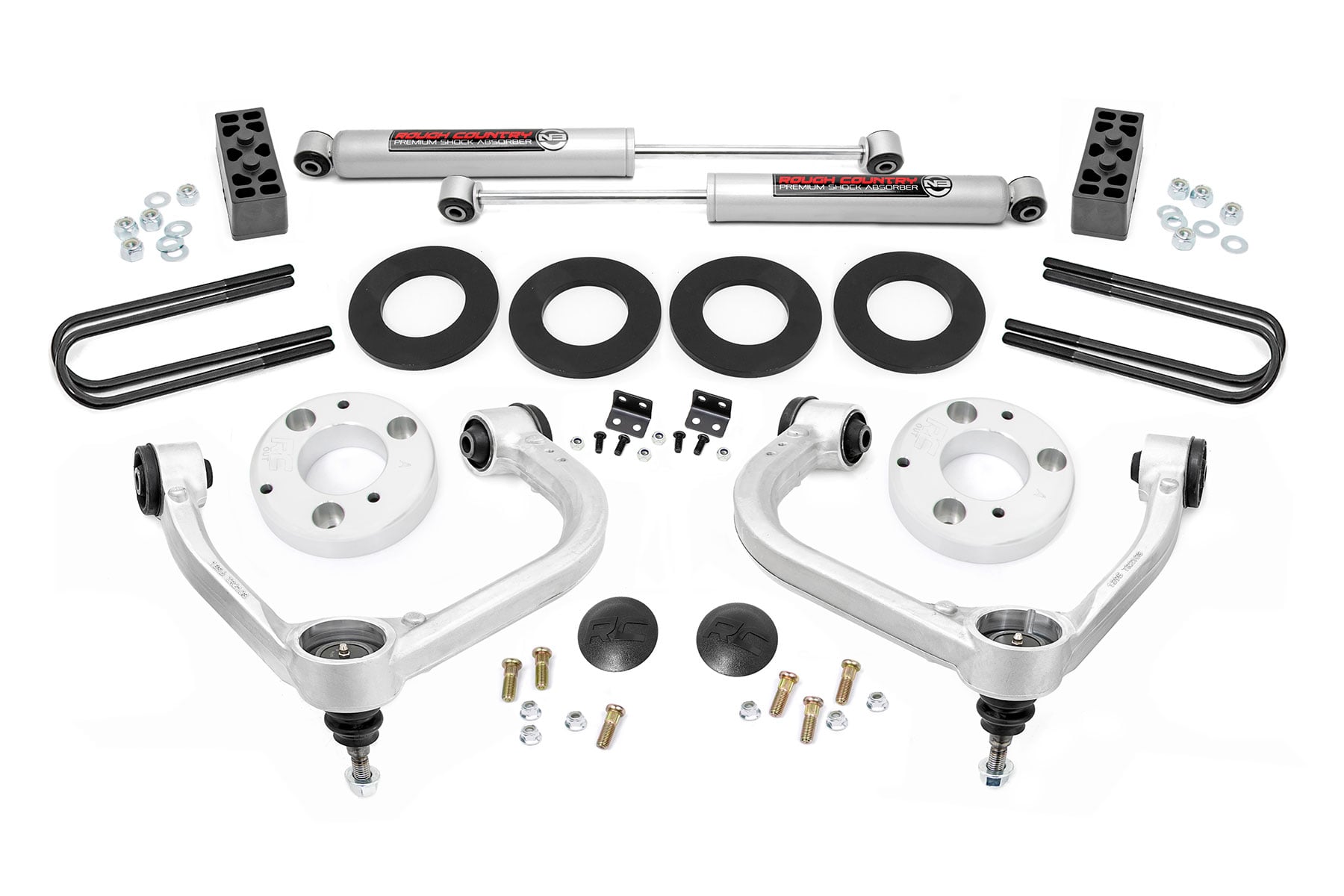 Rough Country 3" Lift Kit | Forged UCA | for Ford F-150 2WD 2021-2026 41430_A