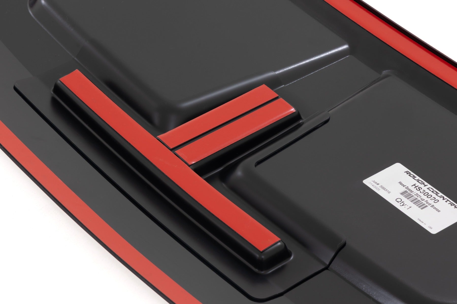 Rough Country Hood Scoop | FA Eruption Green | for Ford Bronco 4WD (2021-2025)