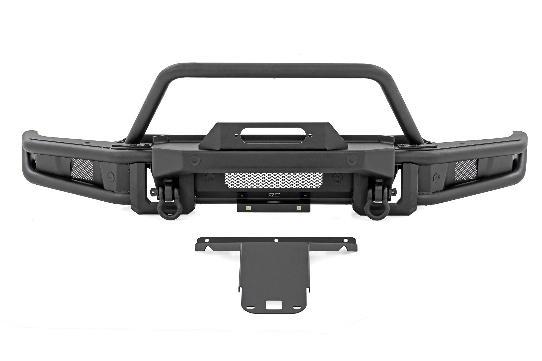 Rough Country Front Bumper | Tubular | Winch Mount | for Ford F-150 2021-2023 51216W