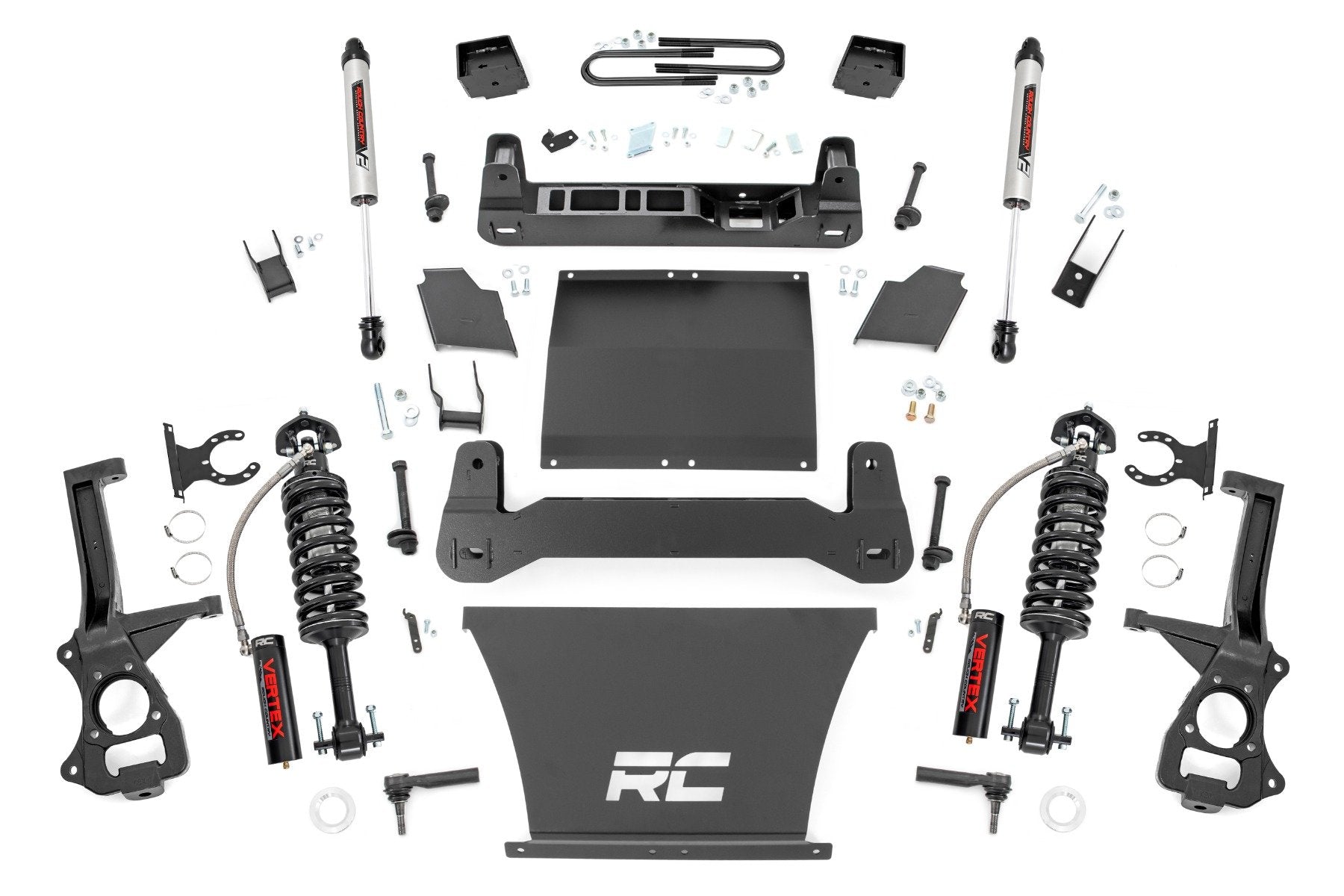 Rough Country 6 in Lift Kit Chevy Silverado 1500 19-25 Mono Leaf Rear Vertex/V2 21657