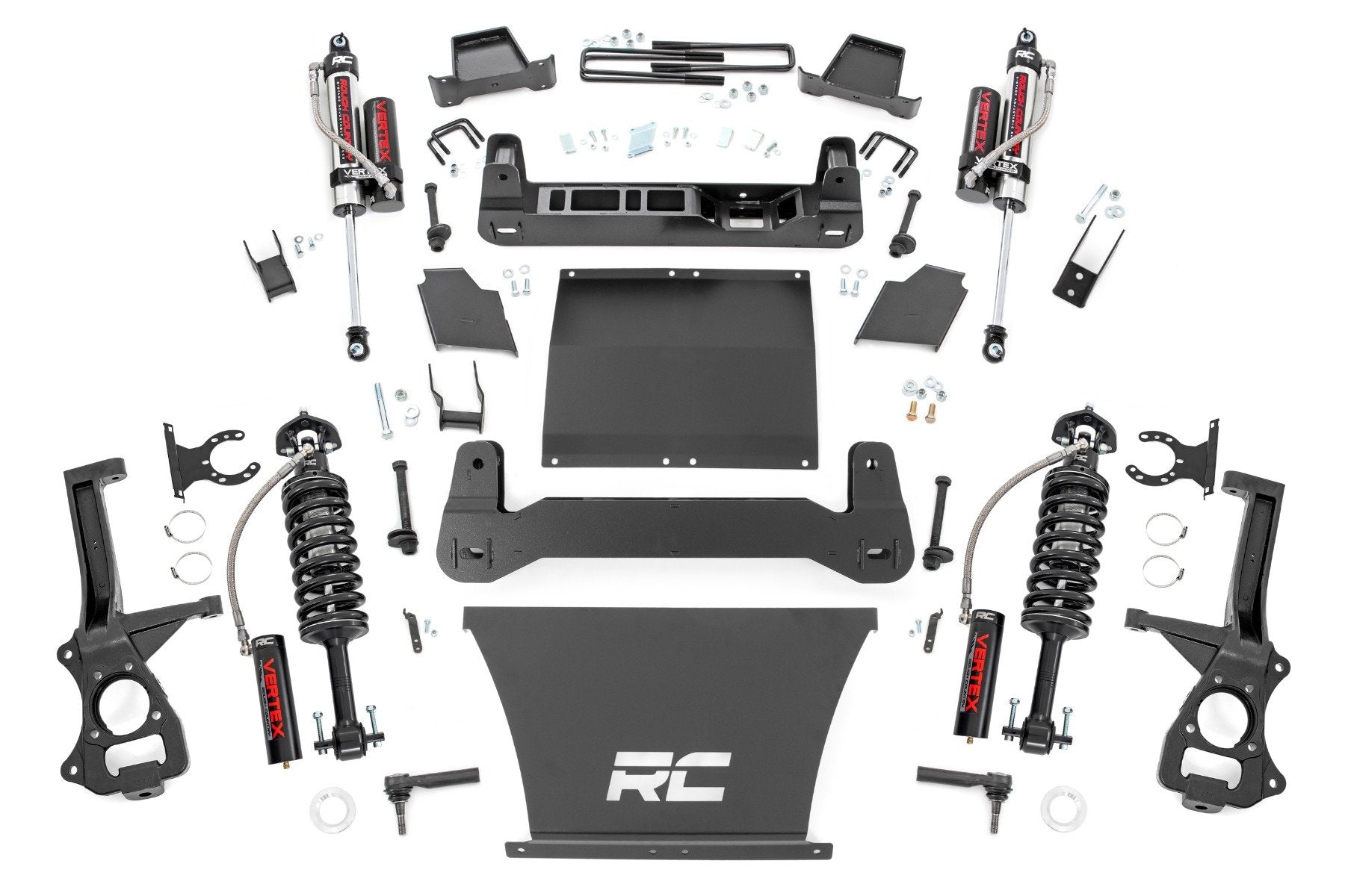 Rough Country 6in Suspension Lift Kit Vertex Shocks 19-20 Chevy 1500 PU 21750