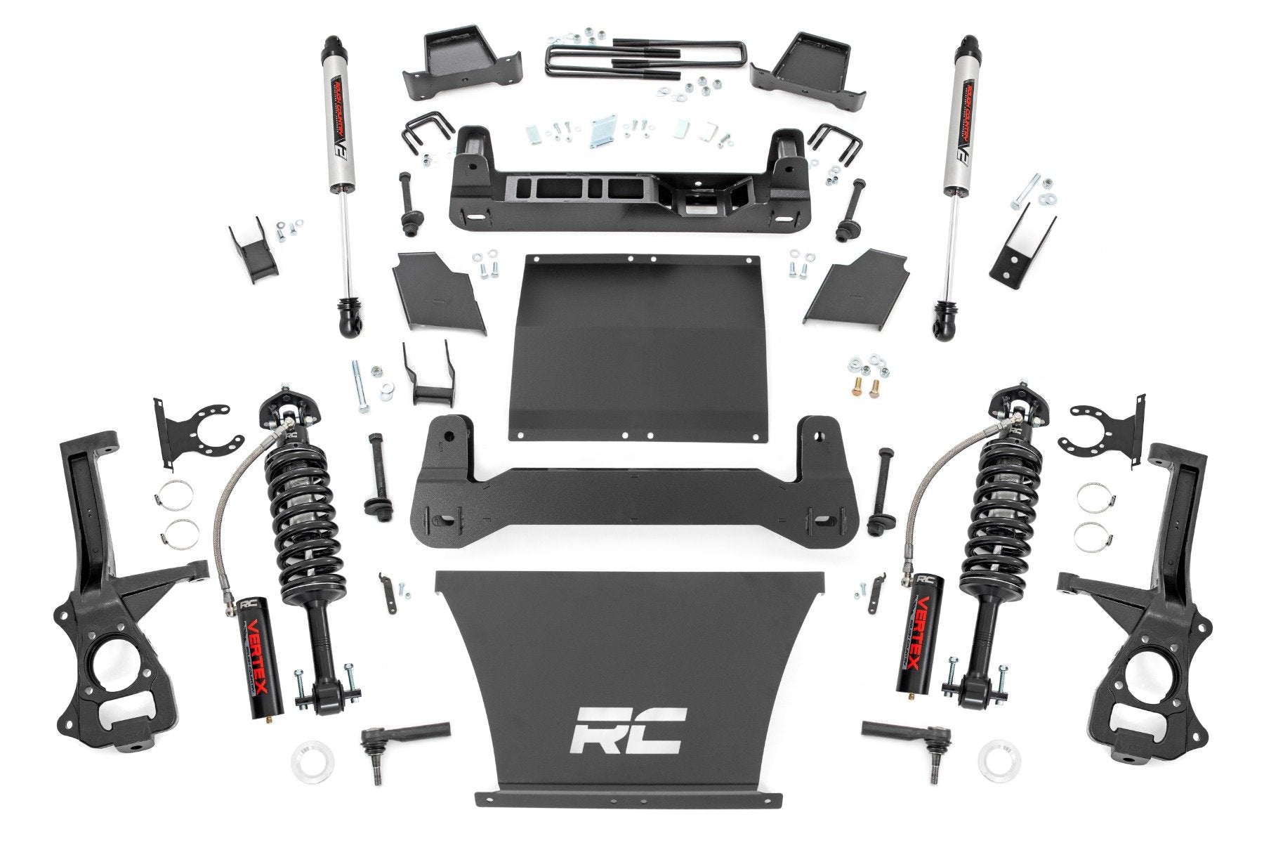 Rough Country 6" Suspension Lift Kit Coilovers/V2 Shock 19-20 Chevy 1500 4/2WD 21757