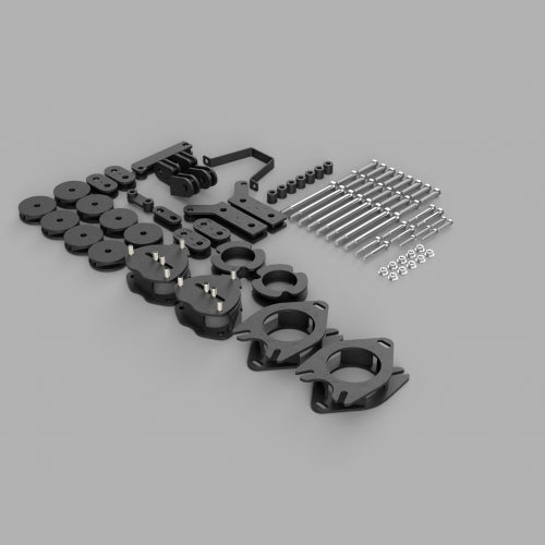 2017-2024 Honda Ridgeline/ 2016-2022 Pilot/ 2019-2024 Passport 2wd/4wd/AWD – 3.5″ Front, 3″ Rear Lift Kit