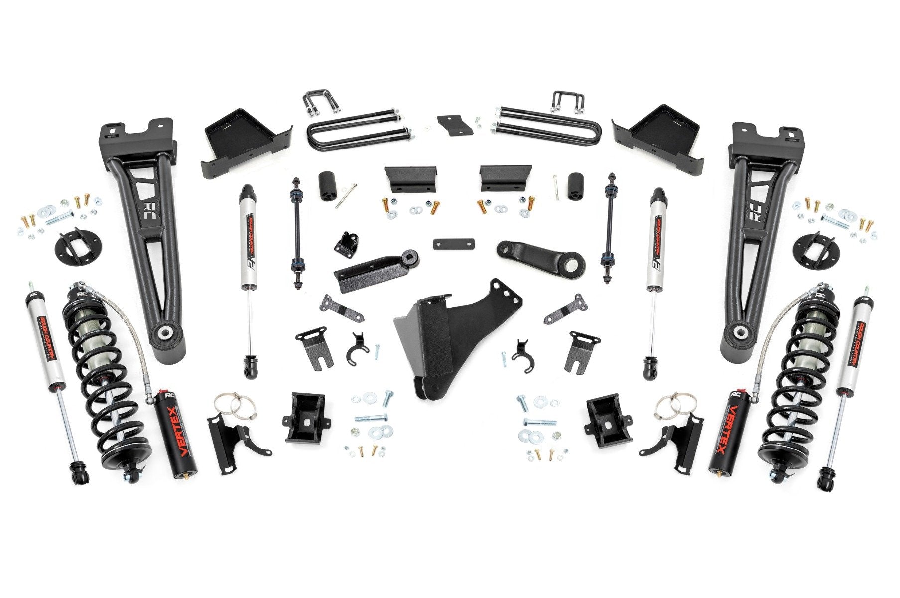 Rough Country 4.5" Lift Kit | R/A | C/O V2 | for Ford F250/F350 Super Duty 23-25 400358