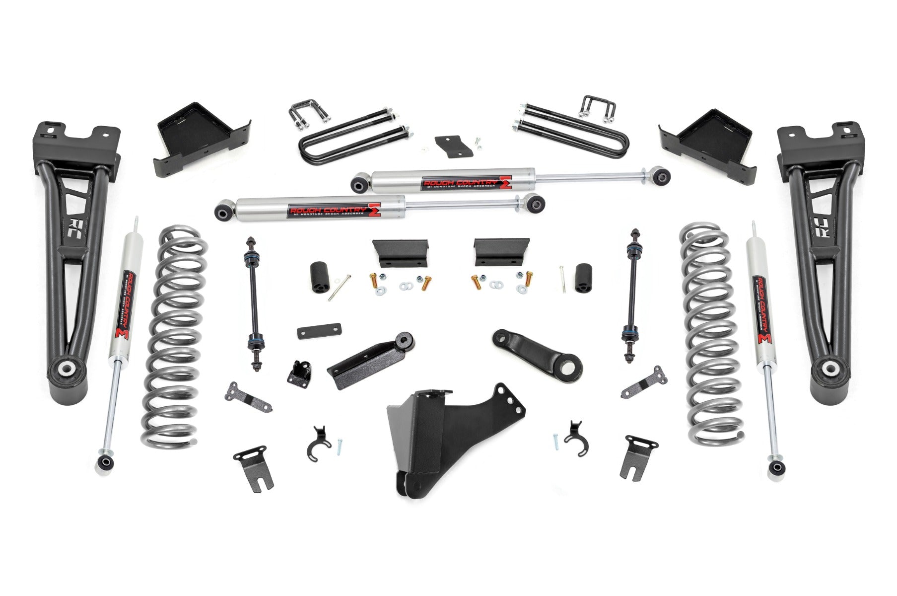 Rough Country 4.5" Lift Kit Radius Arm Diesel M1 for Ford F250/F350 23-26 400340