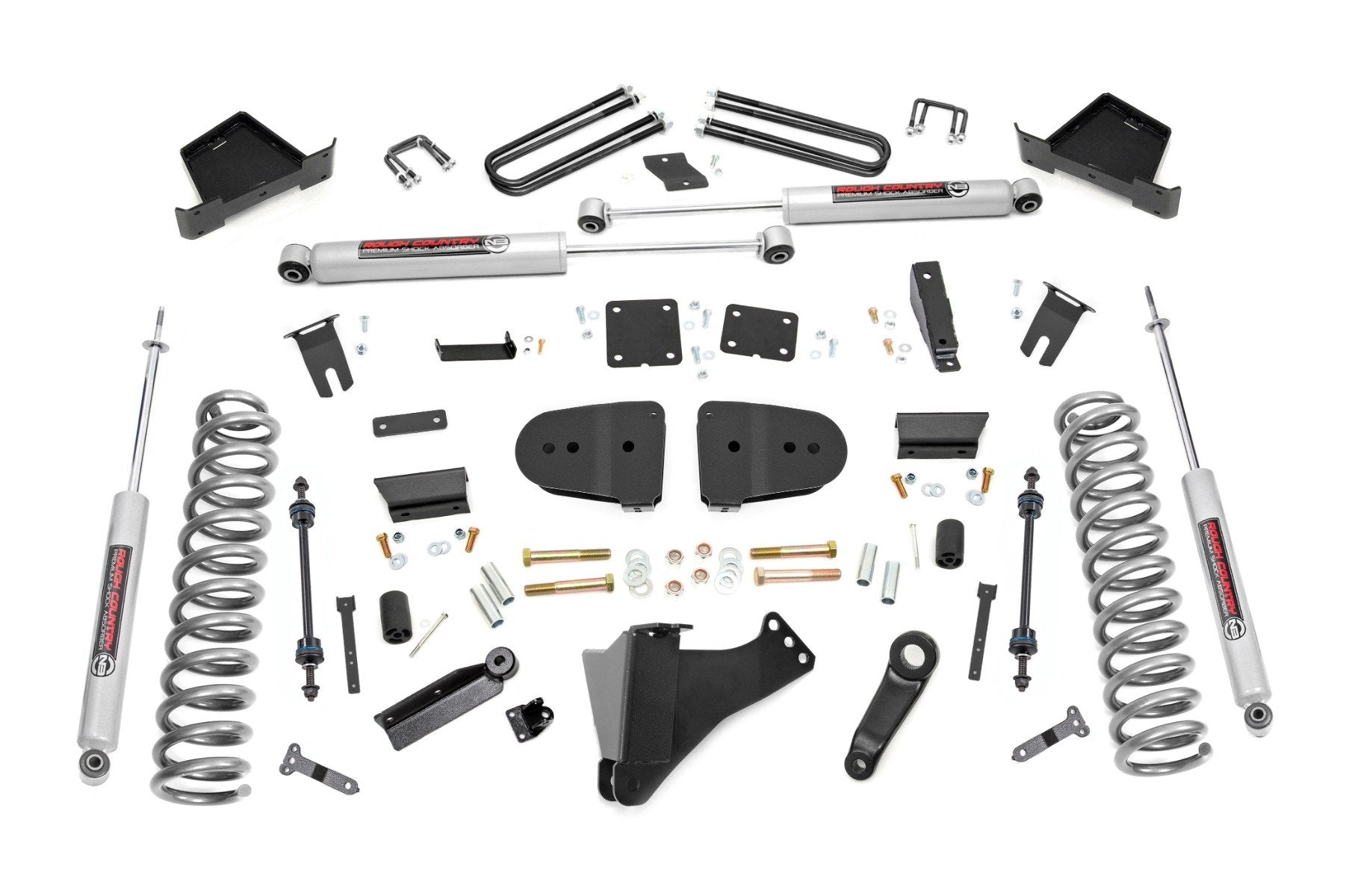 Rough Country 4.5" Lift Kit Diesel for Ford F250/F350 Super Duty 4WD 23-25 400130