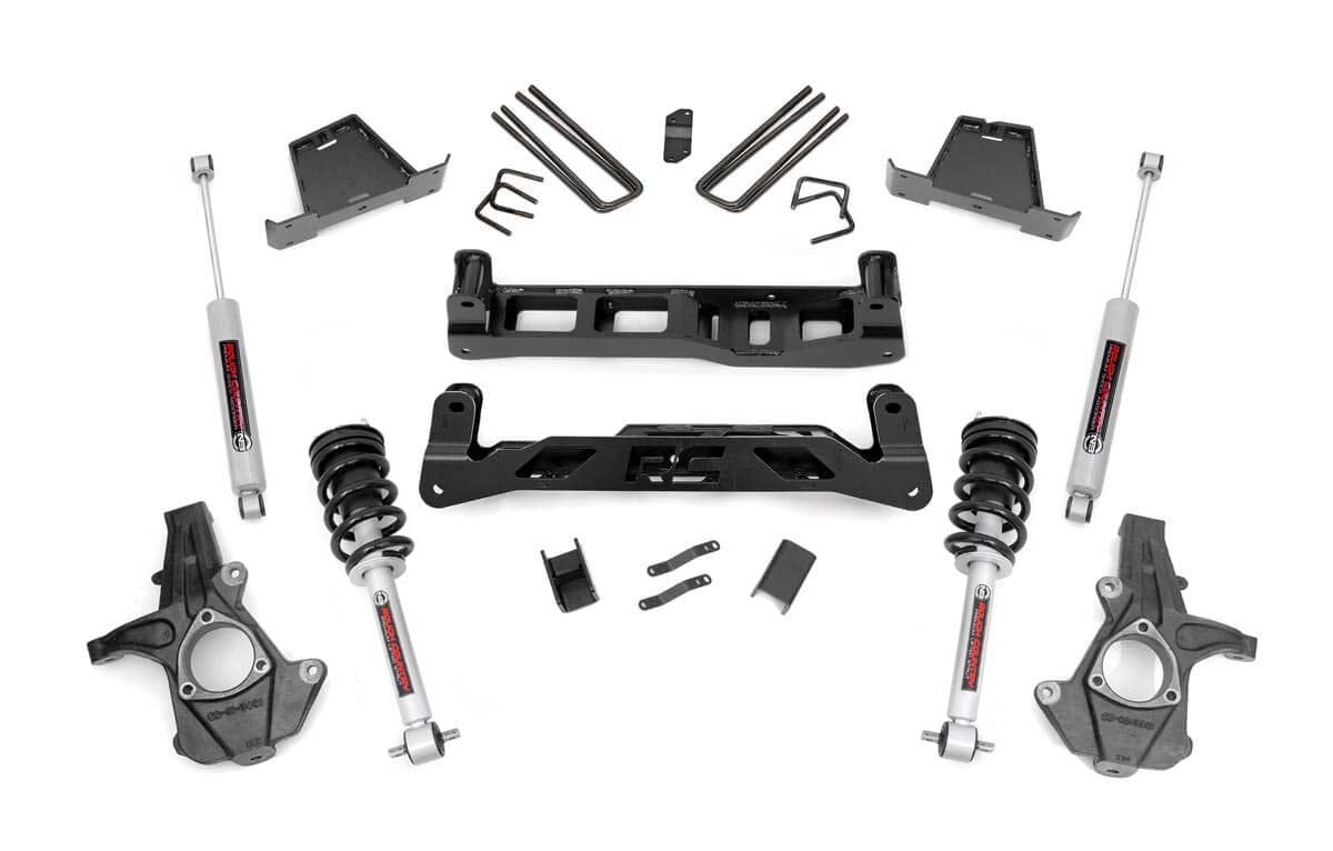 Rough Country 7.5in GM Suspension Lift Kit w/N3 Shocks & Struts 07-13 1500 PU 26331