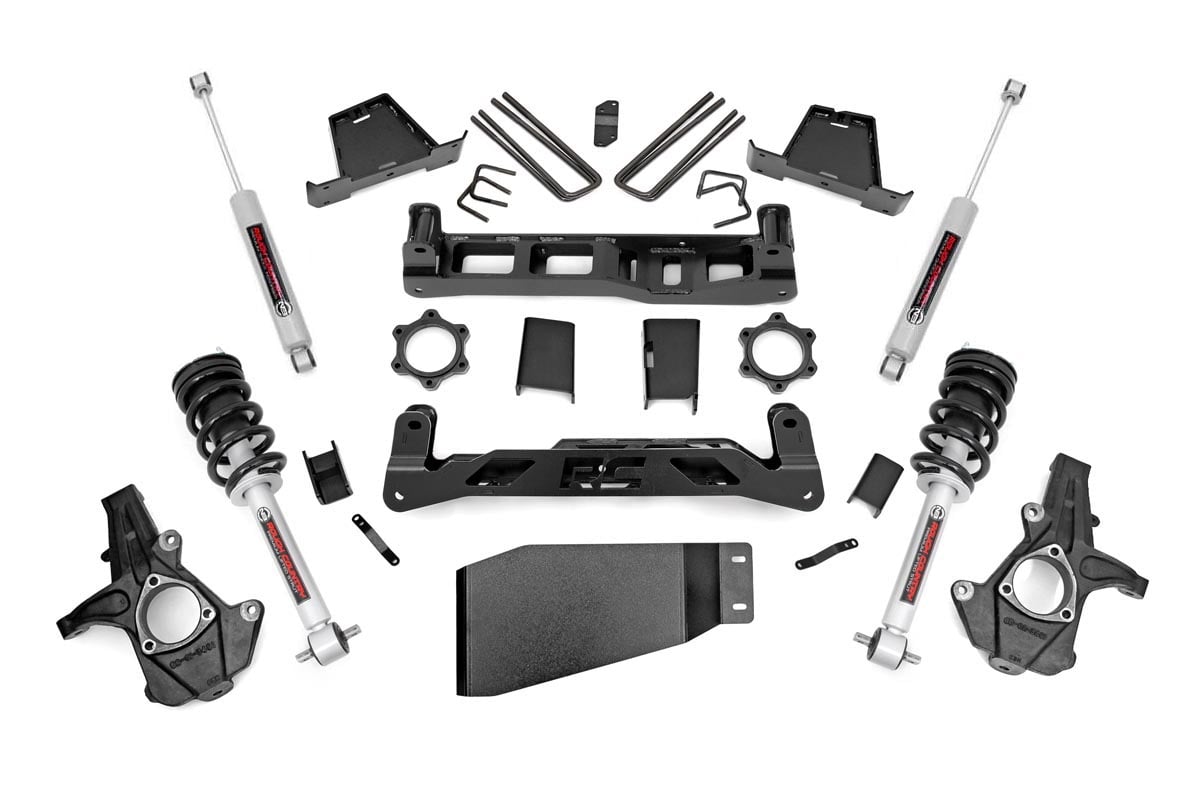 Rough Country Chevy GMC 1500 Pickup 7.5" Susp Lift Kit w/LIFTED STRUTS 07-13 4wd 26431