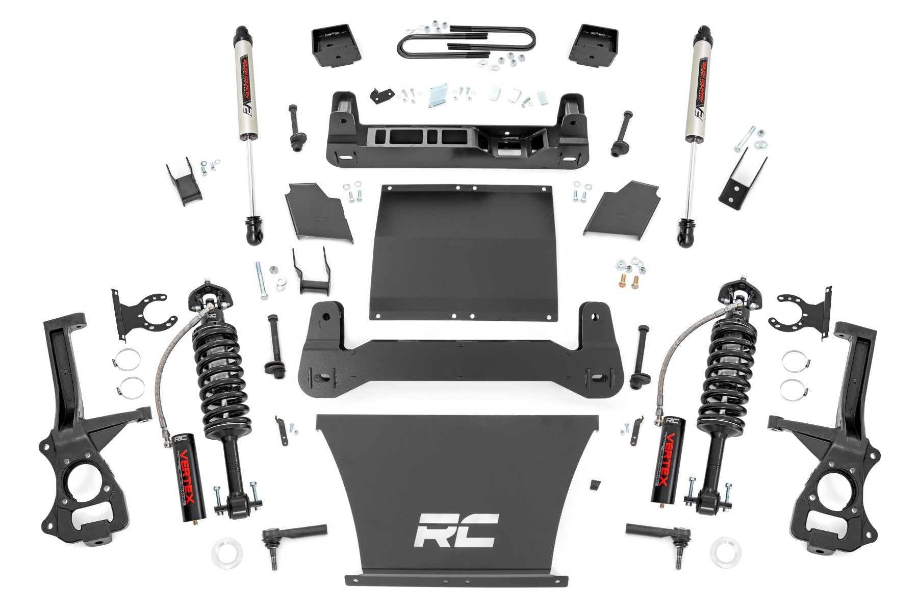 Rough Country 6" Lift Kit for GMC Sierra 1500 19-25 Mono Leaf Rear Vertex/V2 26657