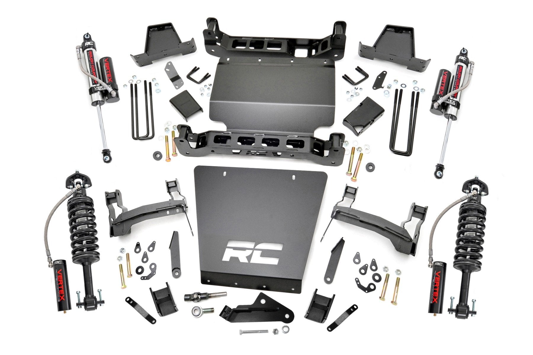 Rough Country 7in GM Suspension Lift Kit Vertex 14-18 1500 PU 4wd Aluminum 29850