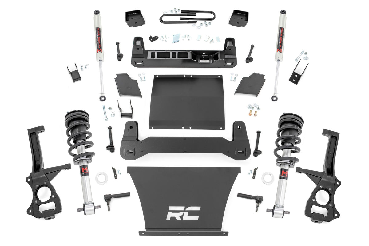 Rough Country 6" Lift Kit Chevy Silverado 1500 4WD 2019-2024 21630