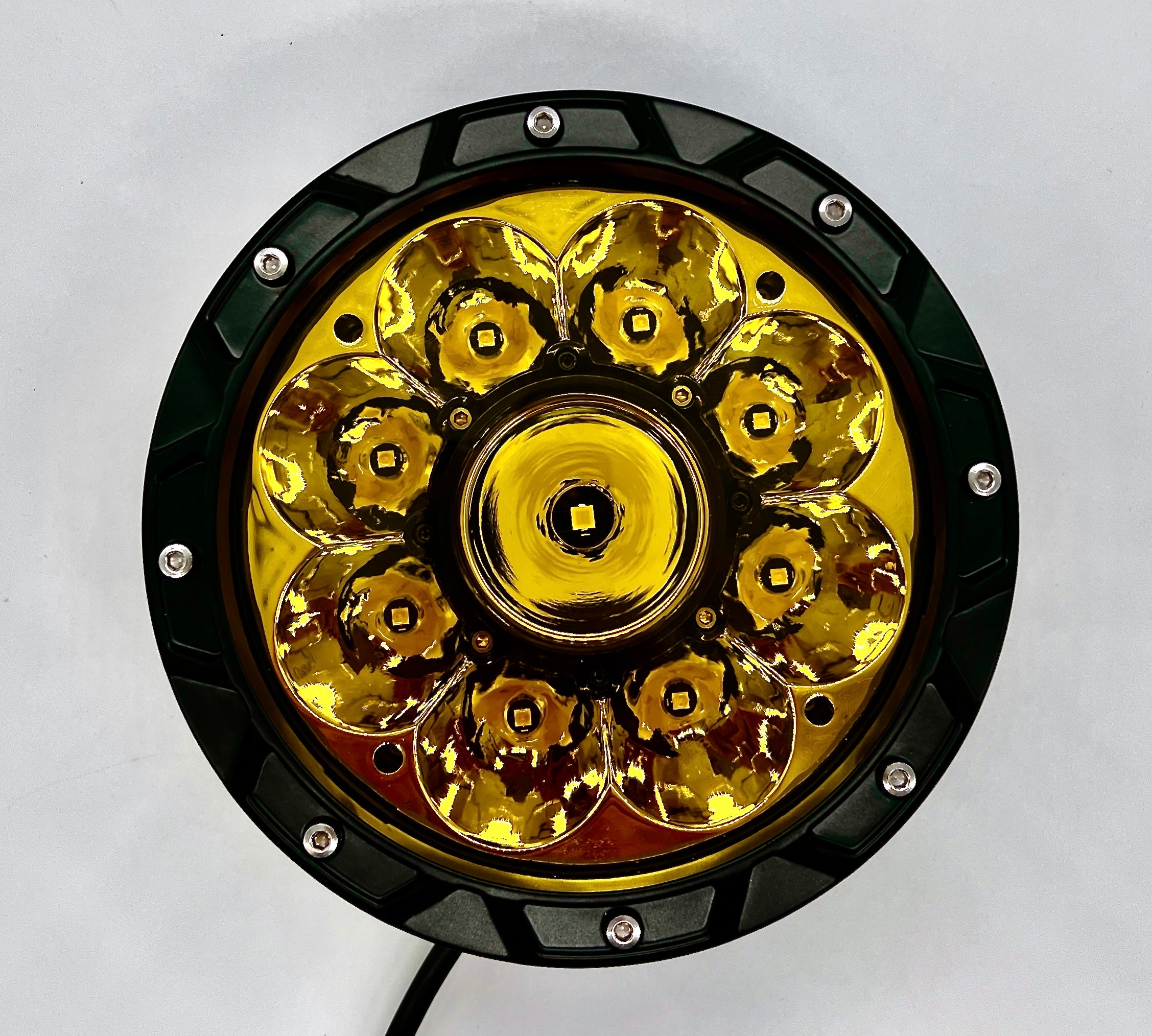 Code 4 LED Supply 7 inch 60 watt "Lazer" Pod Lights (C4-0760-LZA) - Amber -1