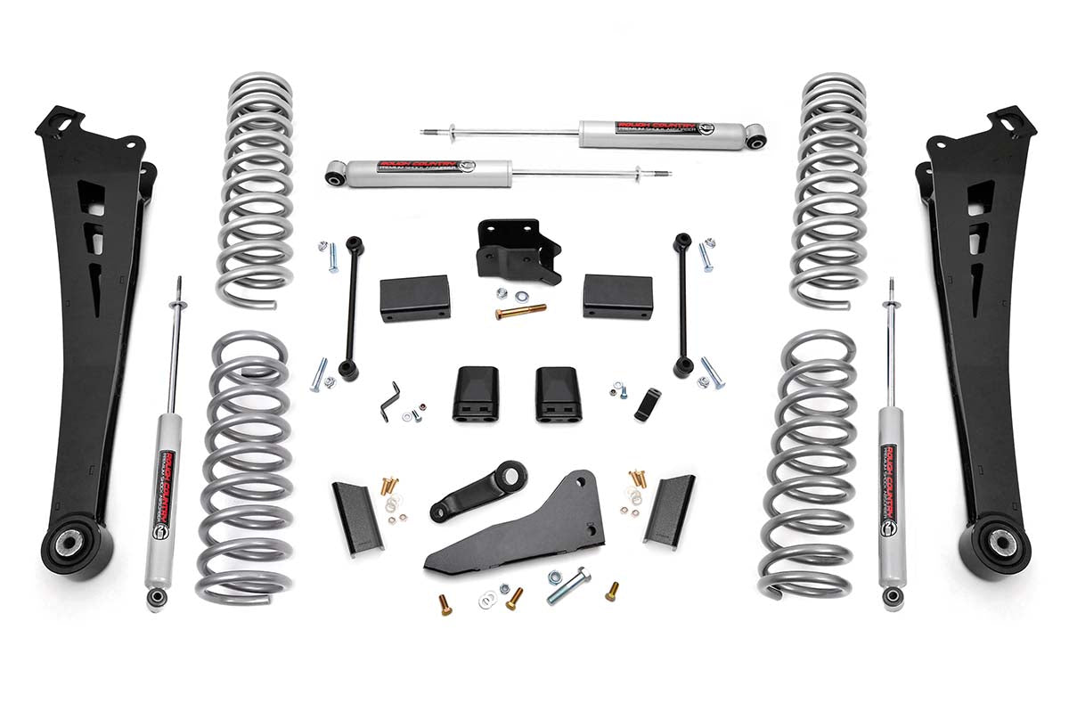 Rough Country 5" Lift Kit Dual Rate Coil Springs 14-18 for RAM 2500 Diesel 36830