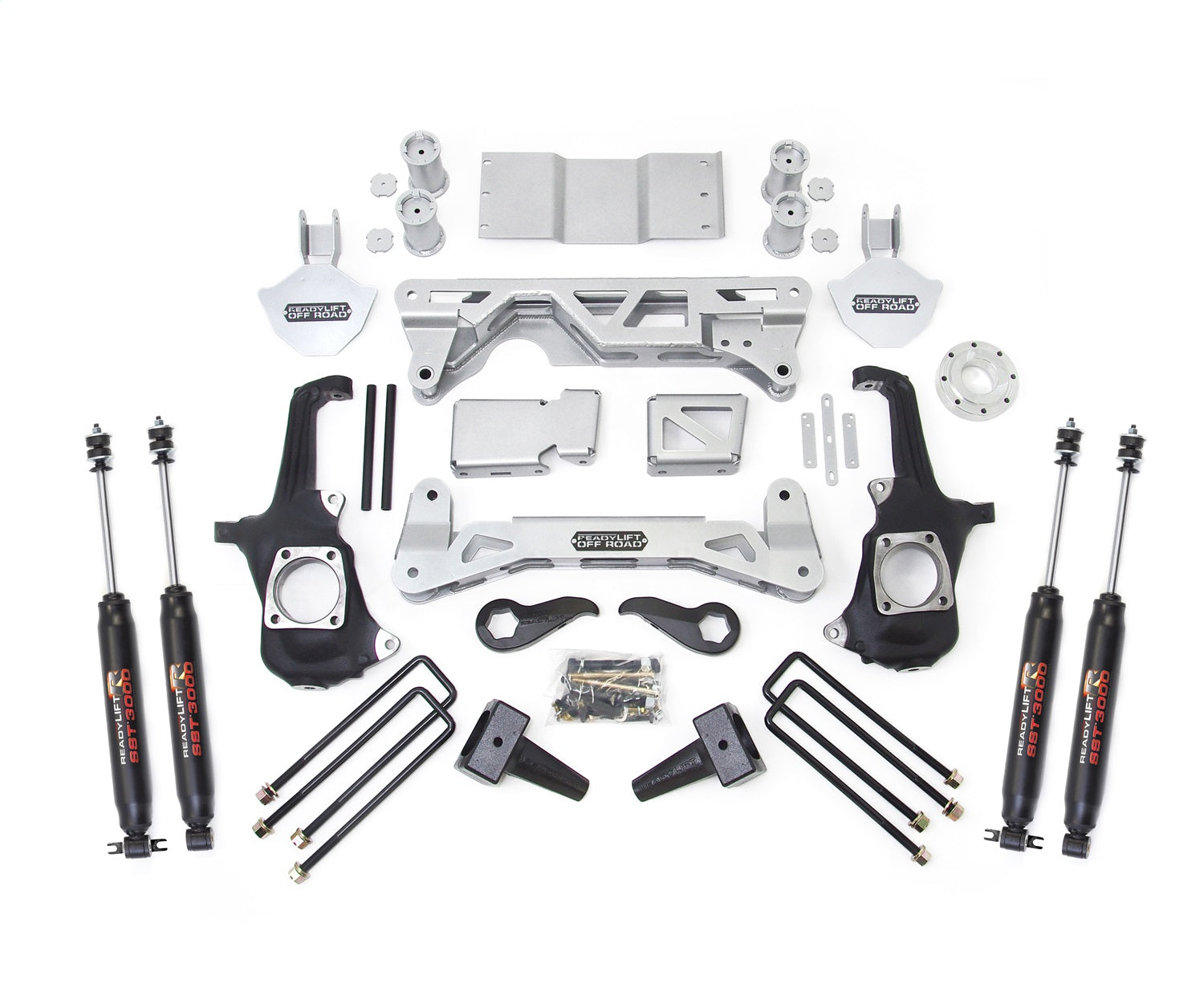 ReadyLift 5-6" Lift Kit Chevy GMC Silverado Sierra HD W SST3000 Shocks 11-19 -1