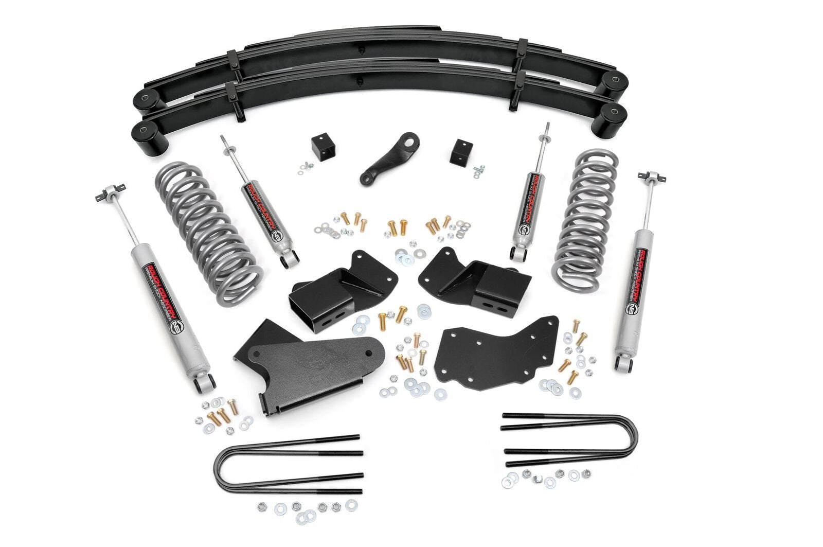 Rough Country 4 Inch Lift Kit Rear Springs For Ford Ranger 4wd 1983-1997 48030
