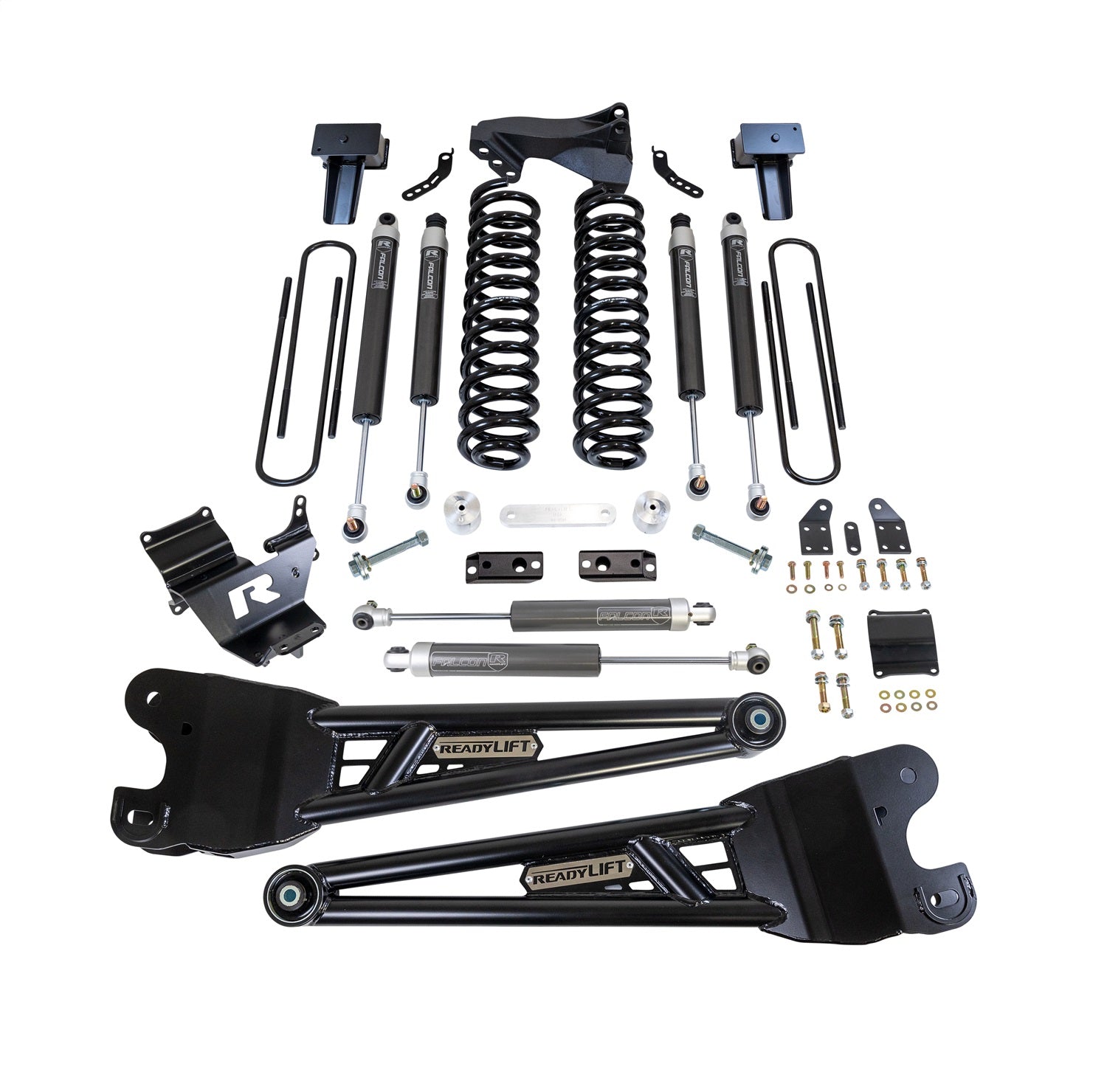 Readylift 4" Lift Kit for Ford F250 F350 W/ Falcon Shocks & Radus Arm 2023 -1