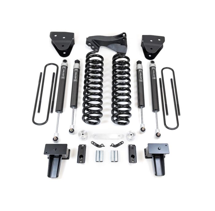 ReadyLift 4" Lift Kit w/Falcon for Ford Diesel 17-22 F-350 F-250 w/Ovld