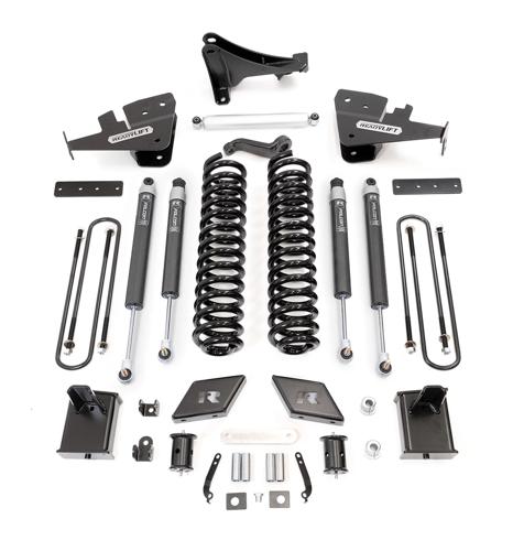 ReadyLift 7" Lift Kit & Falcon Shocks for Ford Diesel F-250 w/o Ovld 17-22