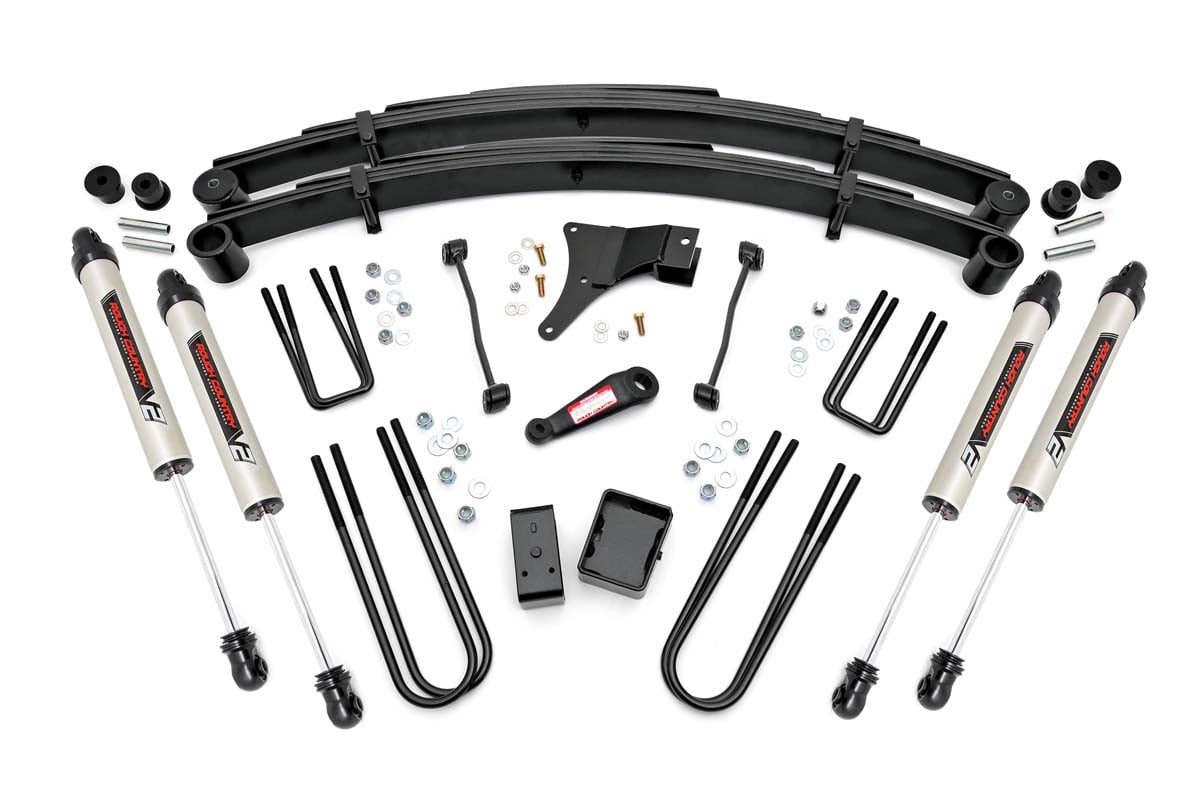 Rough Country 6" Lift Kit Rear Blocks V2 For Ford F-250/F-350 Super Duty 1999 49370