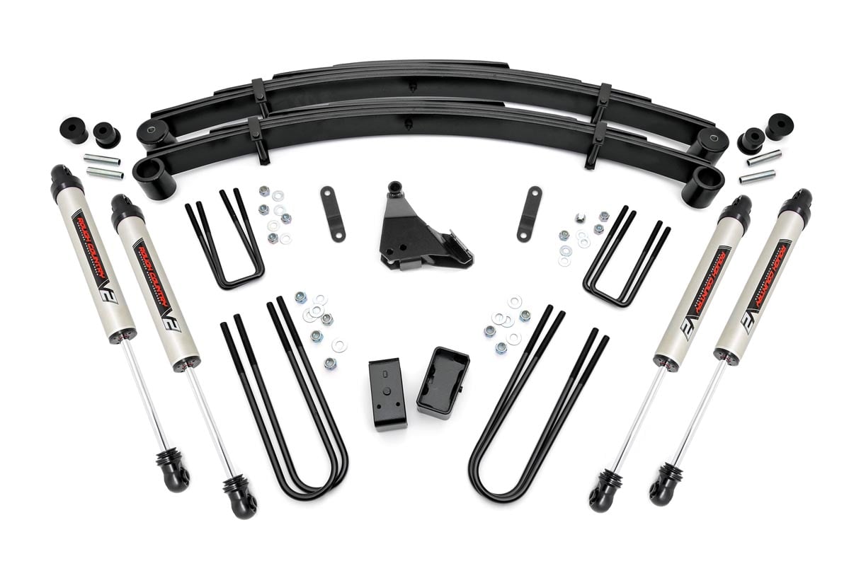 Rough Country 4in for Ford Suspension Lift Kit w/V2 Shocks 49570