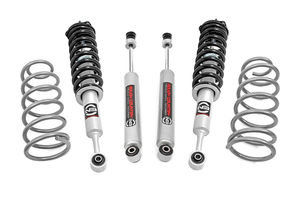Rough Country 2" Lift Kit RR Coils N3 Struts For Toyota 4Runner 4wd 10-22 76731