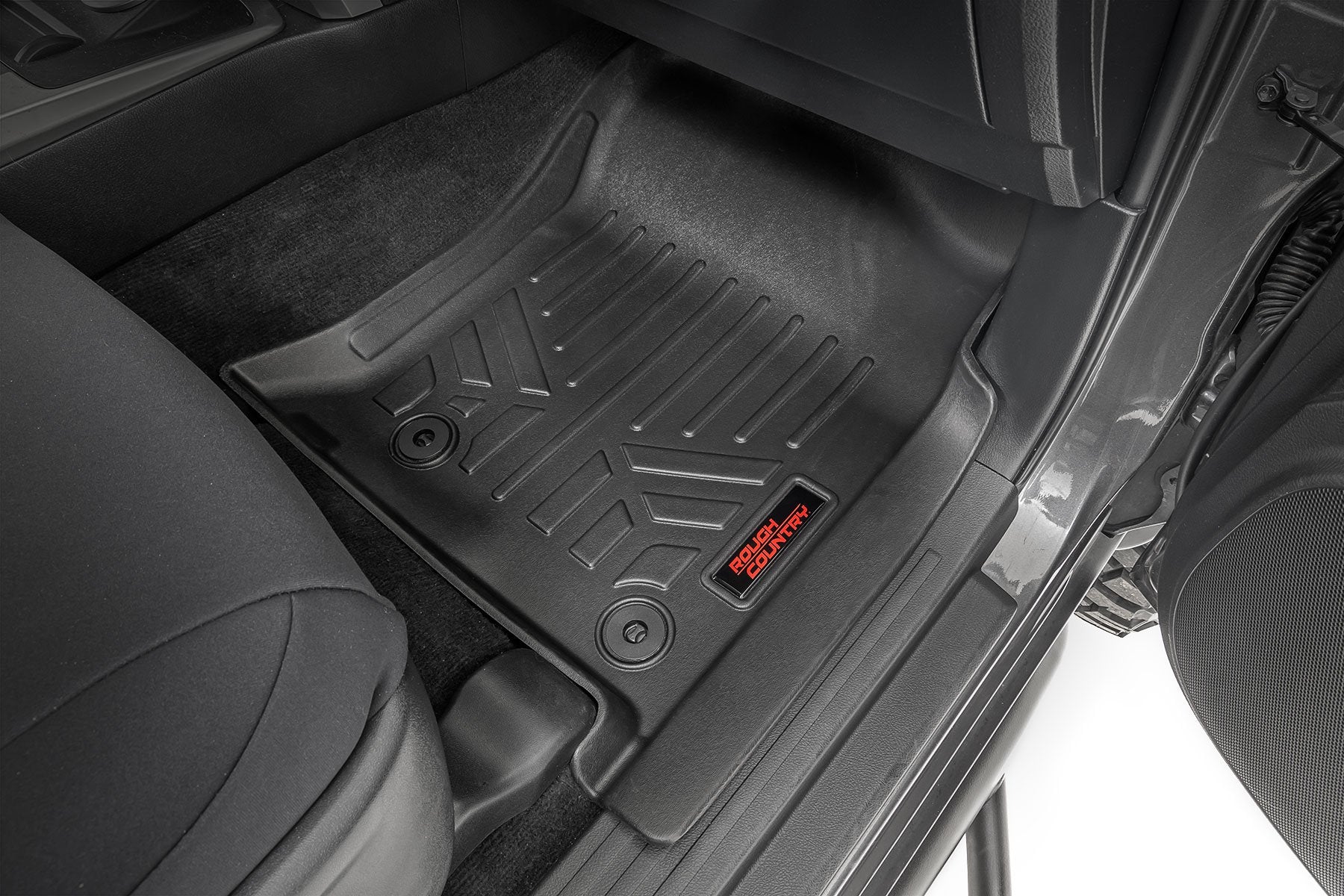 Rough Country Floor Mats Front and Rear for Toyota 4Runner 2010-2023 M-71313