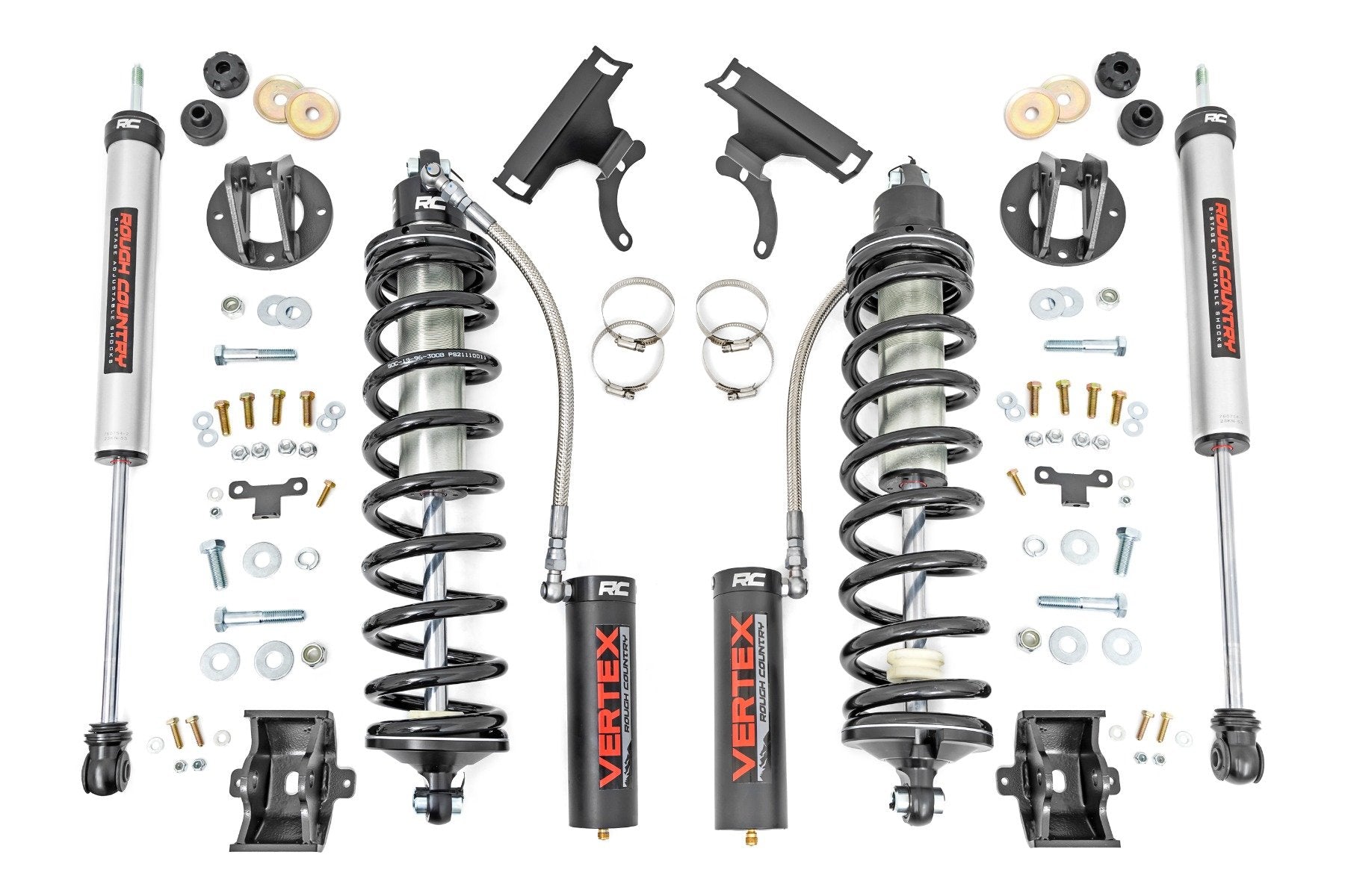 Rough Country 3" Coilover Conversion Kit Diesel for Ford F250 Super Duty 05-22 50015