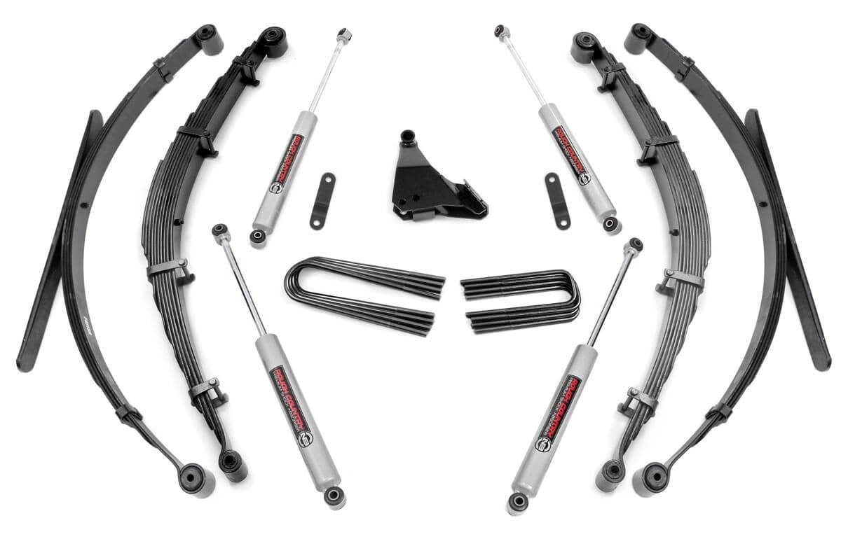 Rough Country for Ford F250 F350 Super Duty 4" Susp Lift Kit w/Leaf Spring 99-04 50130