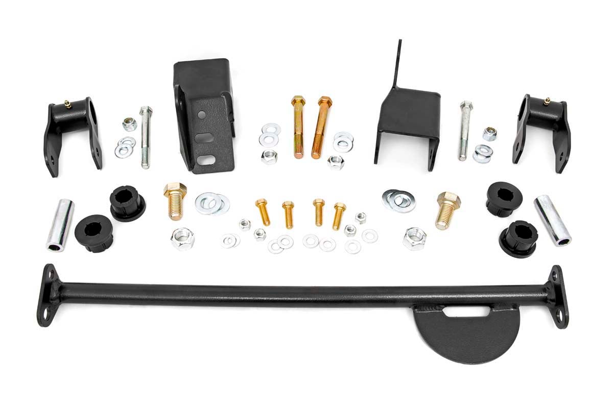 Rough Country Jeep Shackle Reversal Kit 76-83 Jeep CJ 5059
