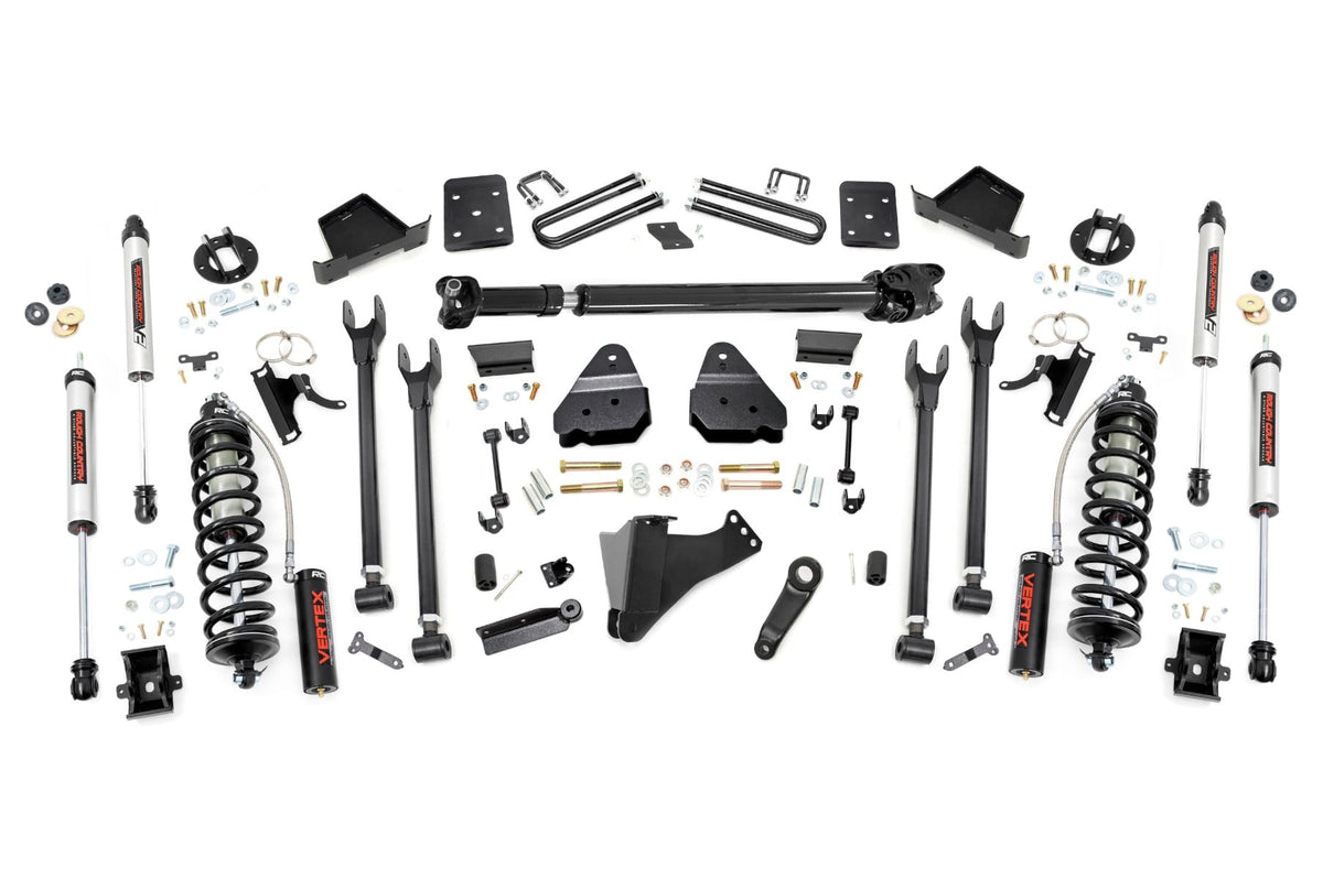 Rough Country 6" Lift Kit 4-Link w/ Driveshaft For Ford F250/350 SuperDuty 17-22 Diesel 50758