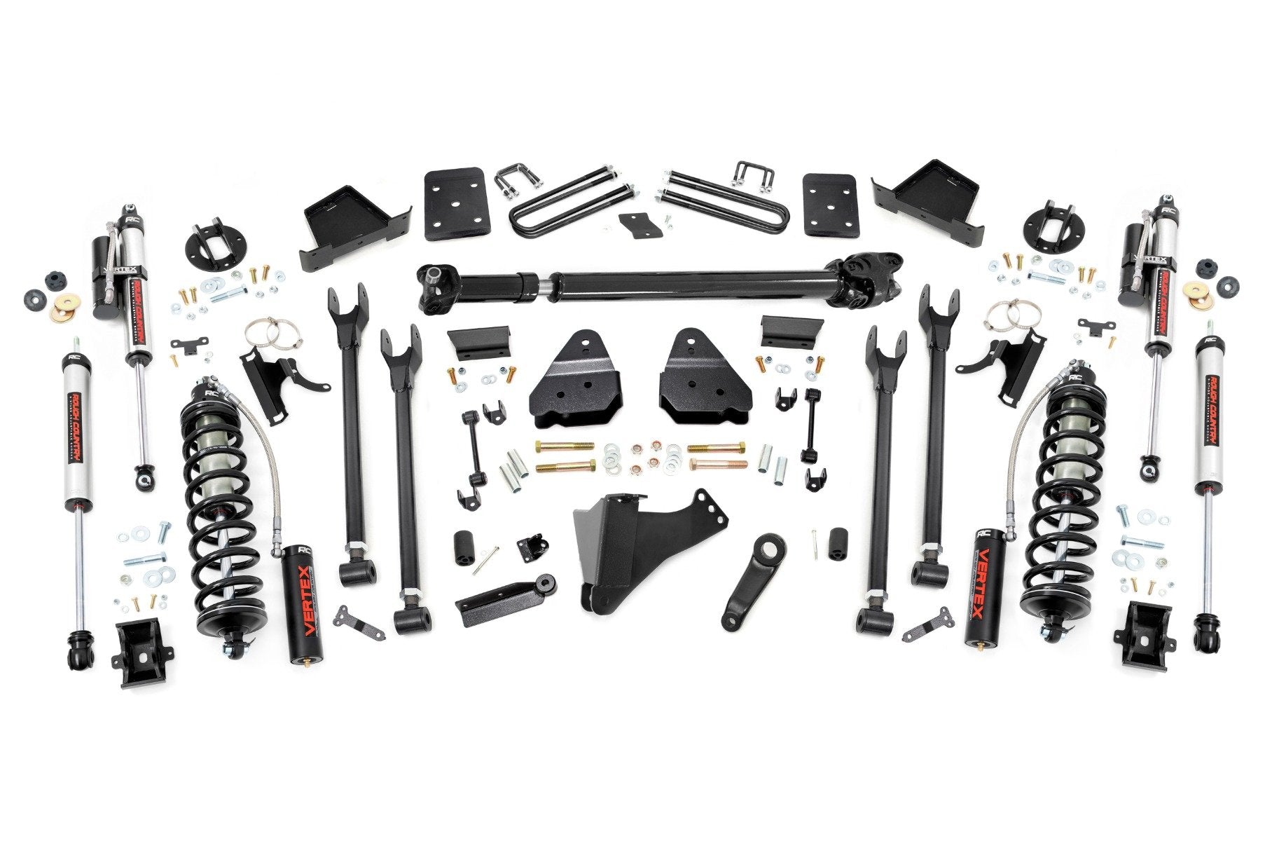 Rough Country 6" Lift Kit 4-Link No OVLD D/S C/O Vertex For Ford SuperDuty 17-22 52659